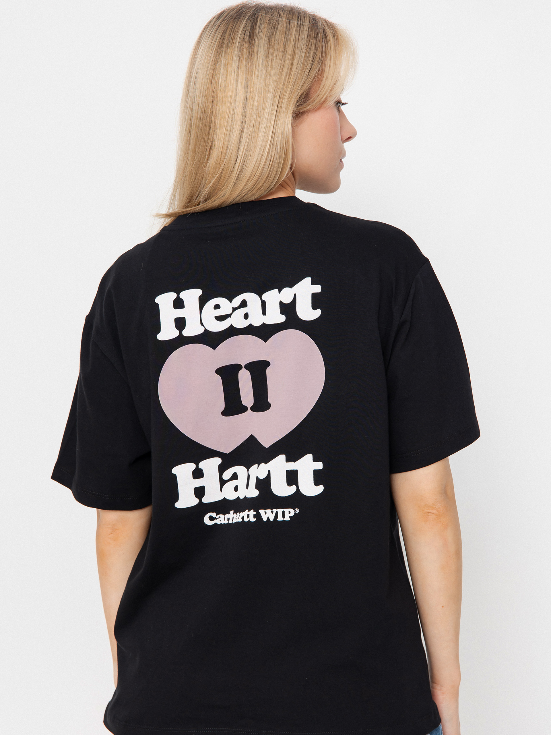 T-shirt Carhartt WIP Heart II Hartt Wmn (black)
