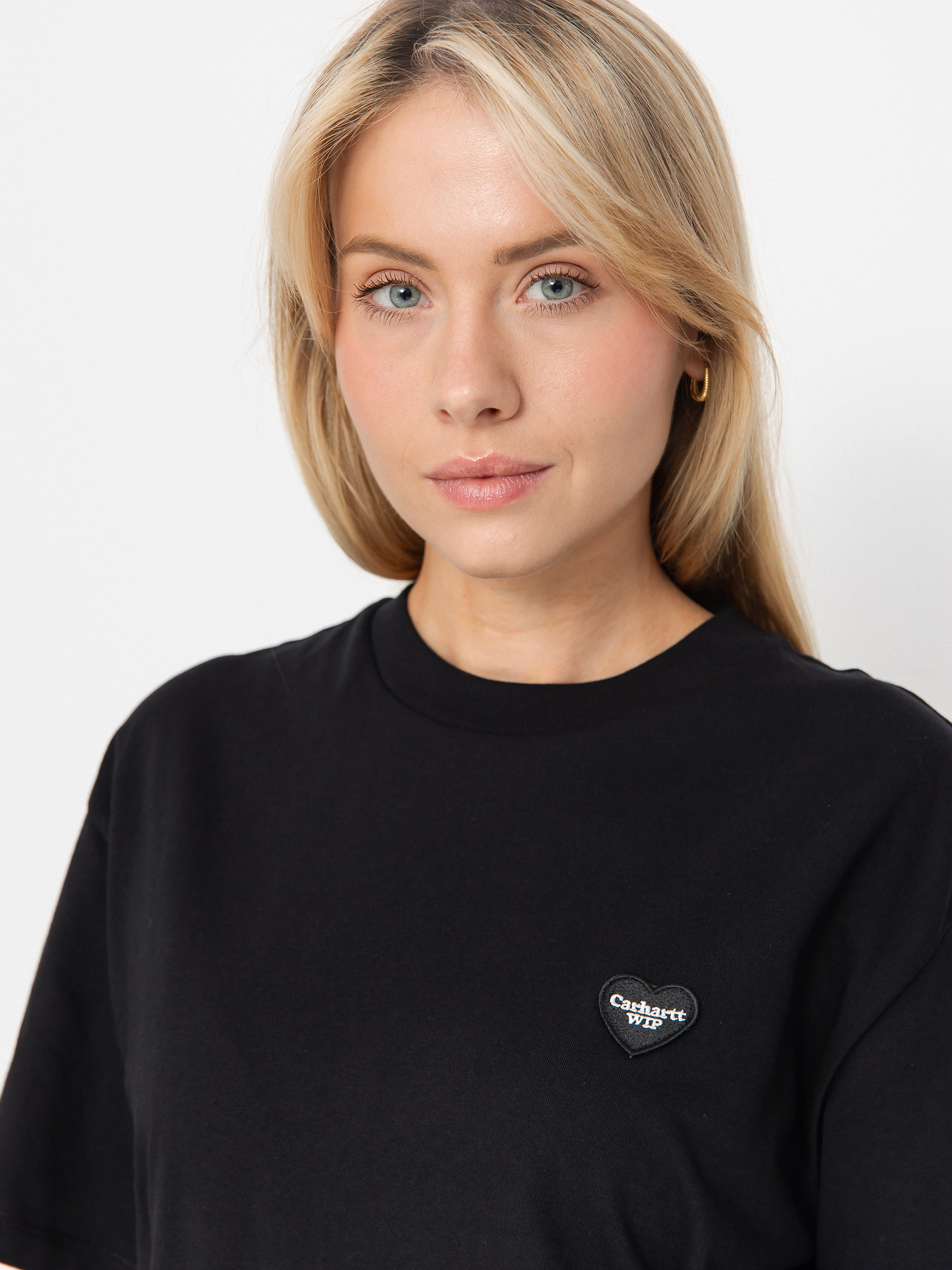 T-shirt Carhartt WIP Heart II Hartt Wmn (black)