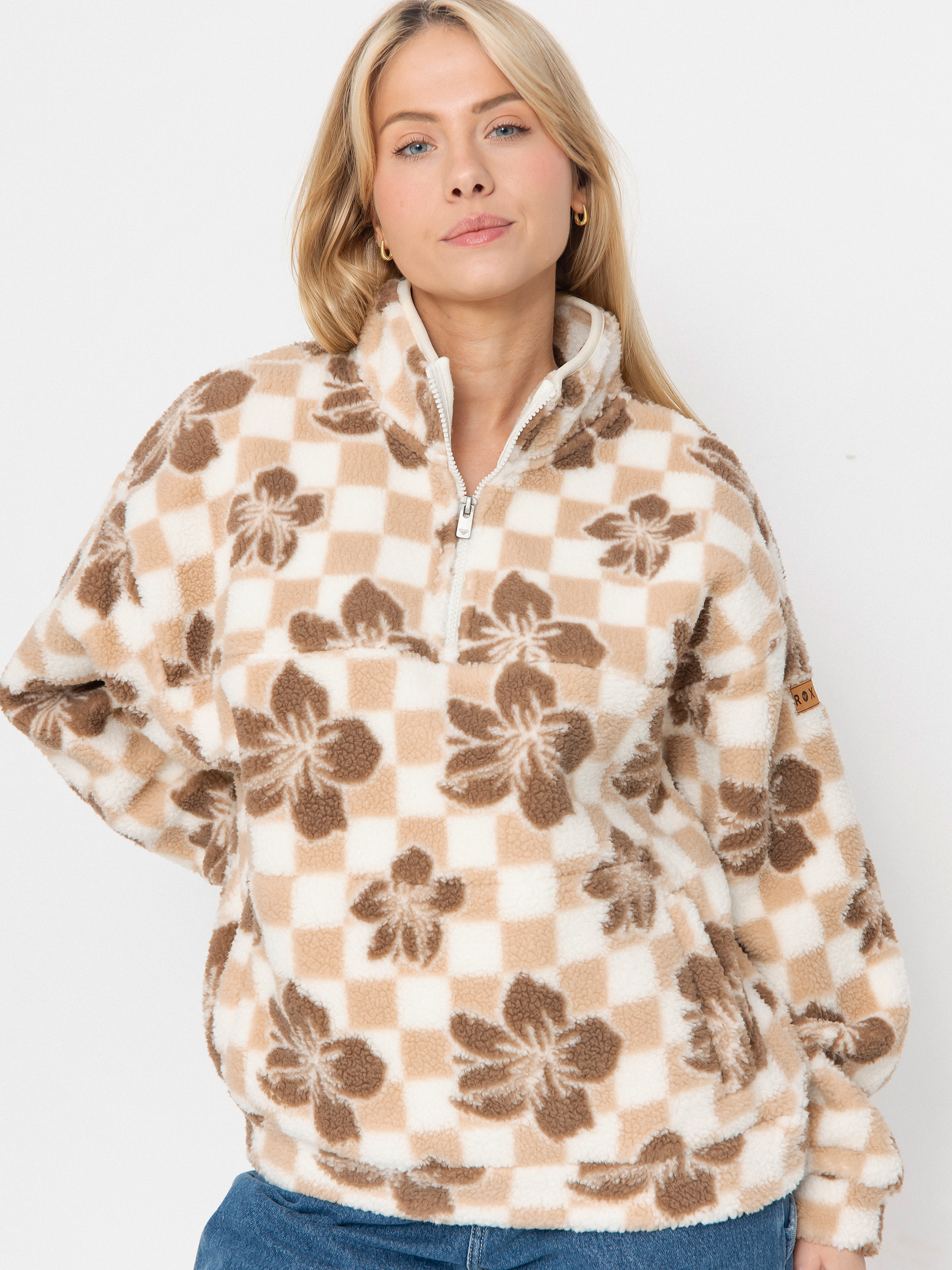 Damski Polar Roxy Jive Talking Bonded (egret hibi square)