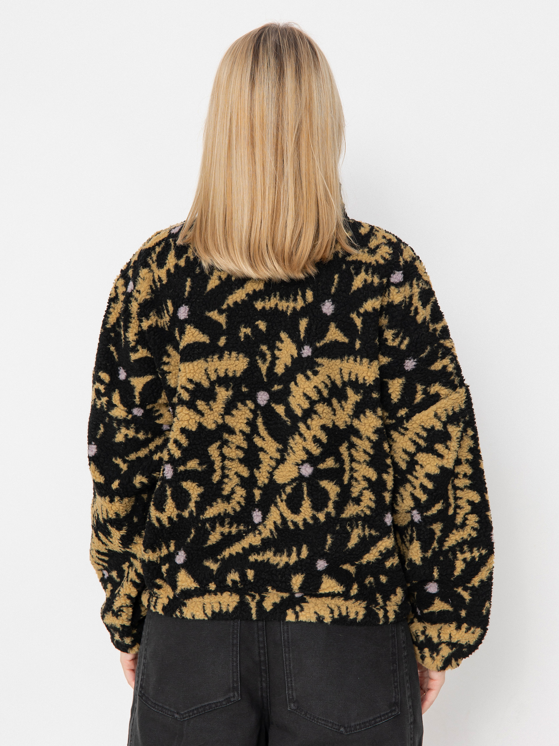 Damski Polar Roxy Boundless Spirit Zippered (anthracite big flowers)