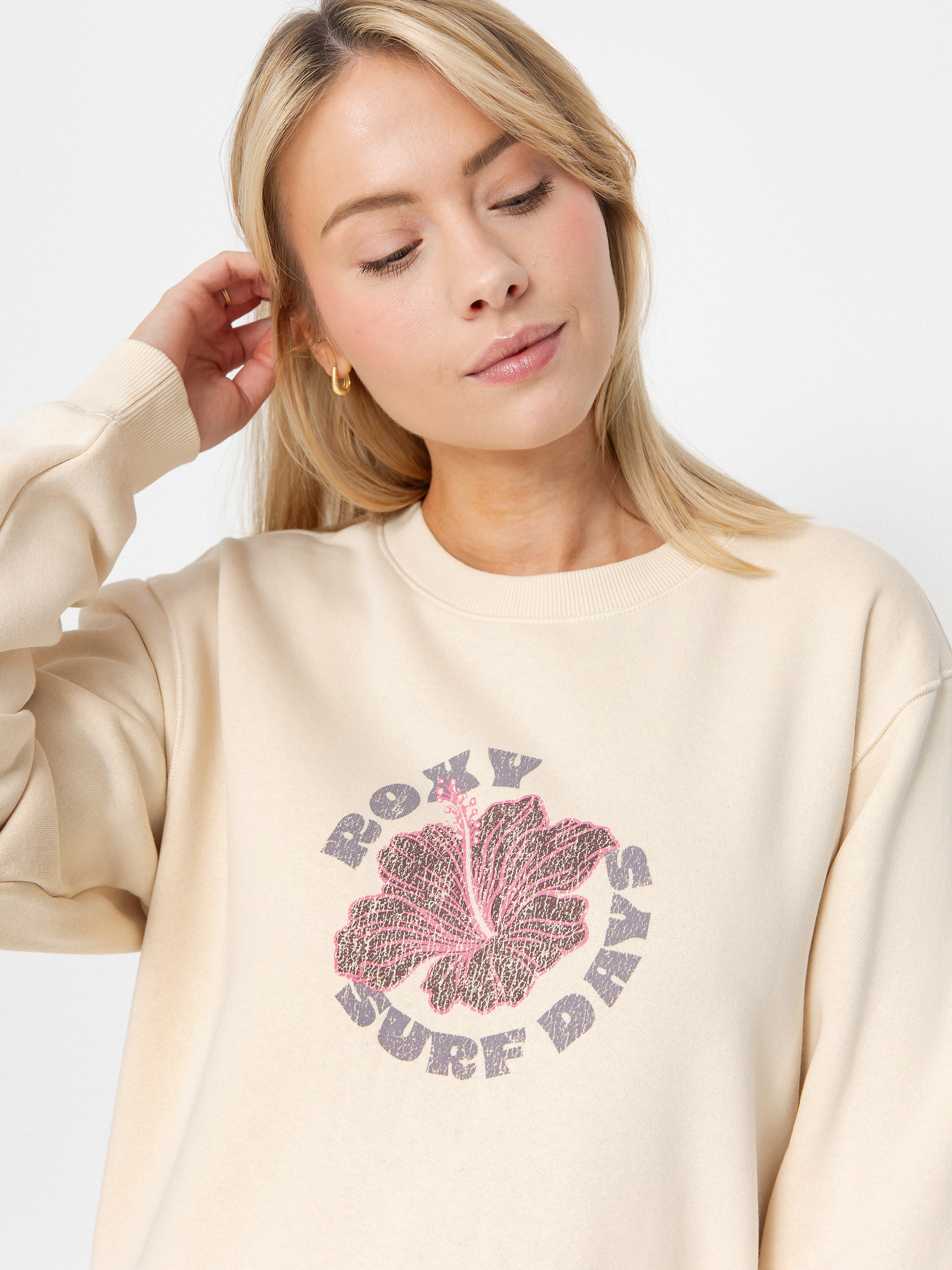 Bluza Roxy Surf Stoked Crew Brushed Vint Wmn (parchment)