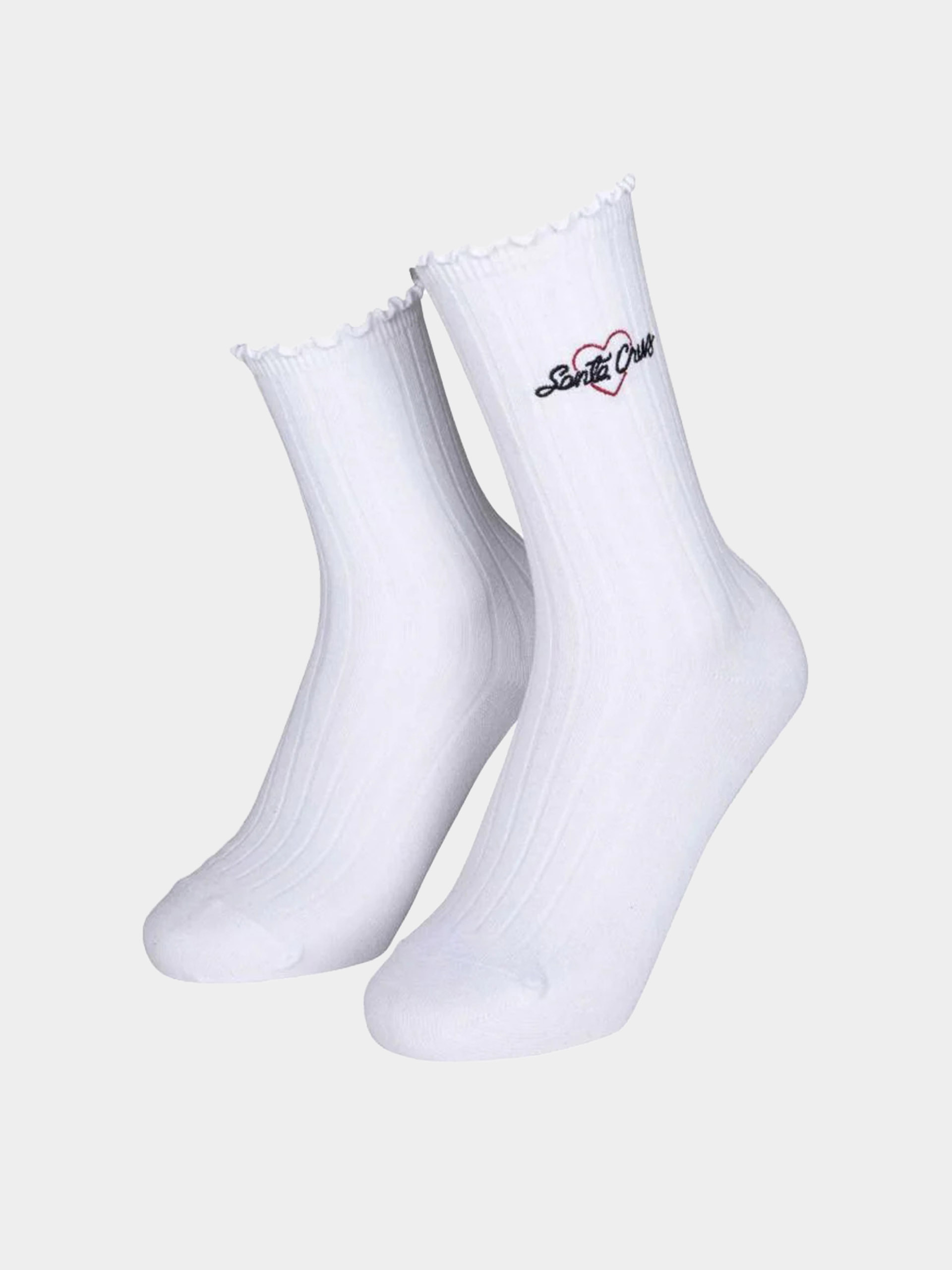 Skarpetki Santa Cruz Love Script Socks 2pk Wmn (black & white)
