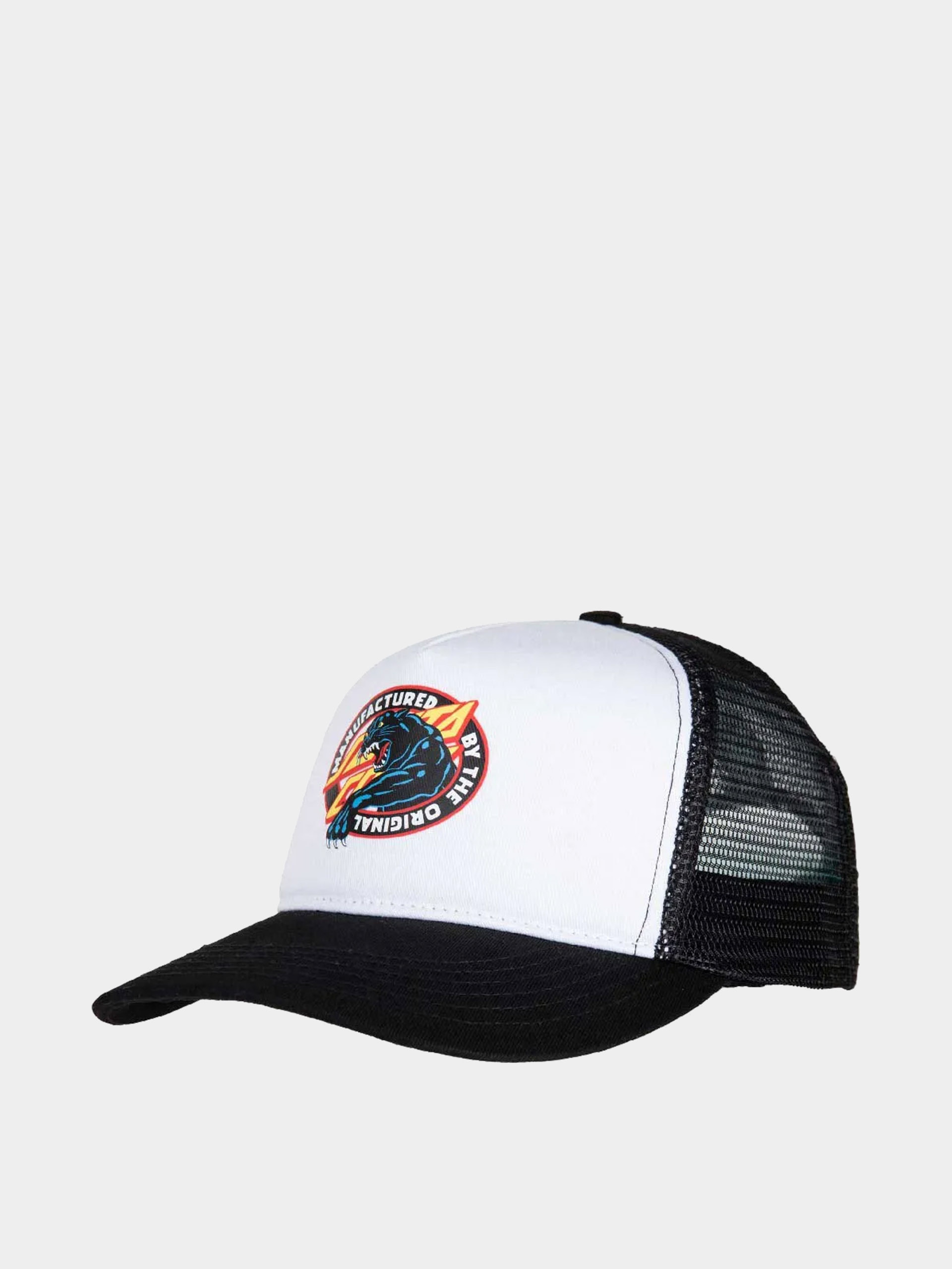 Czapka z daszkiem Santa Cruz Natas SC Panther Meshback (white/black)