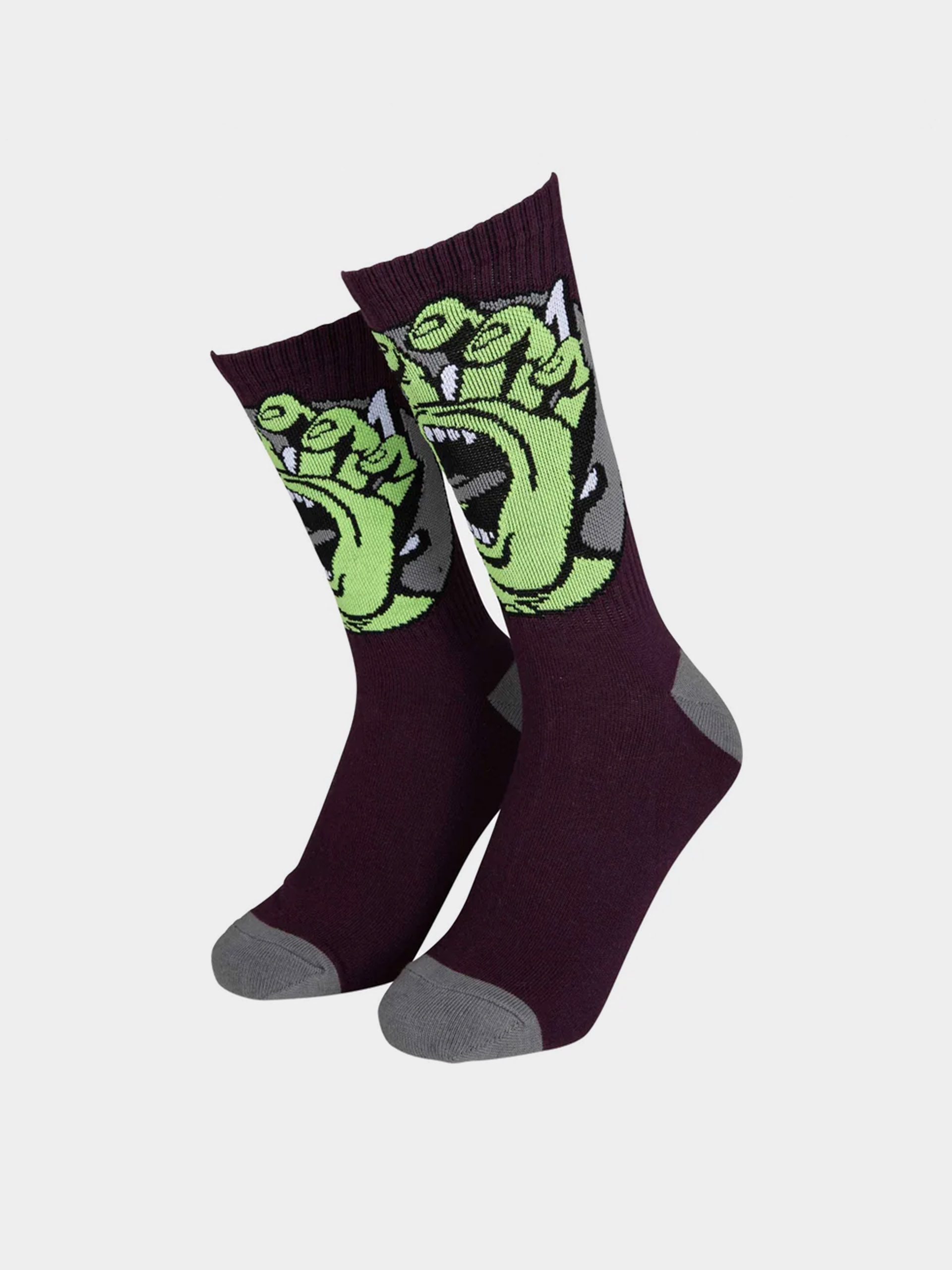 Skarpetki Santa Cruz Hand Dot (dark cherry)