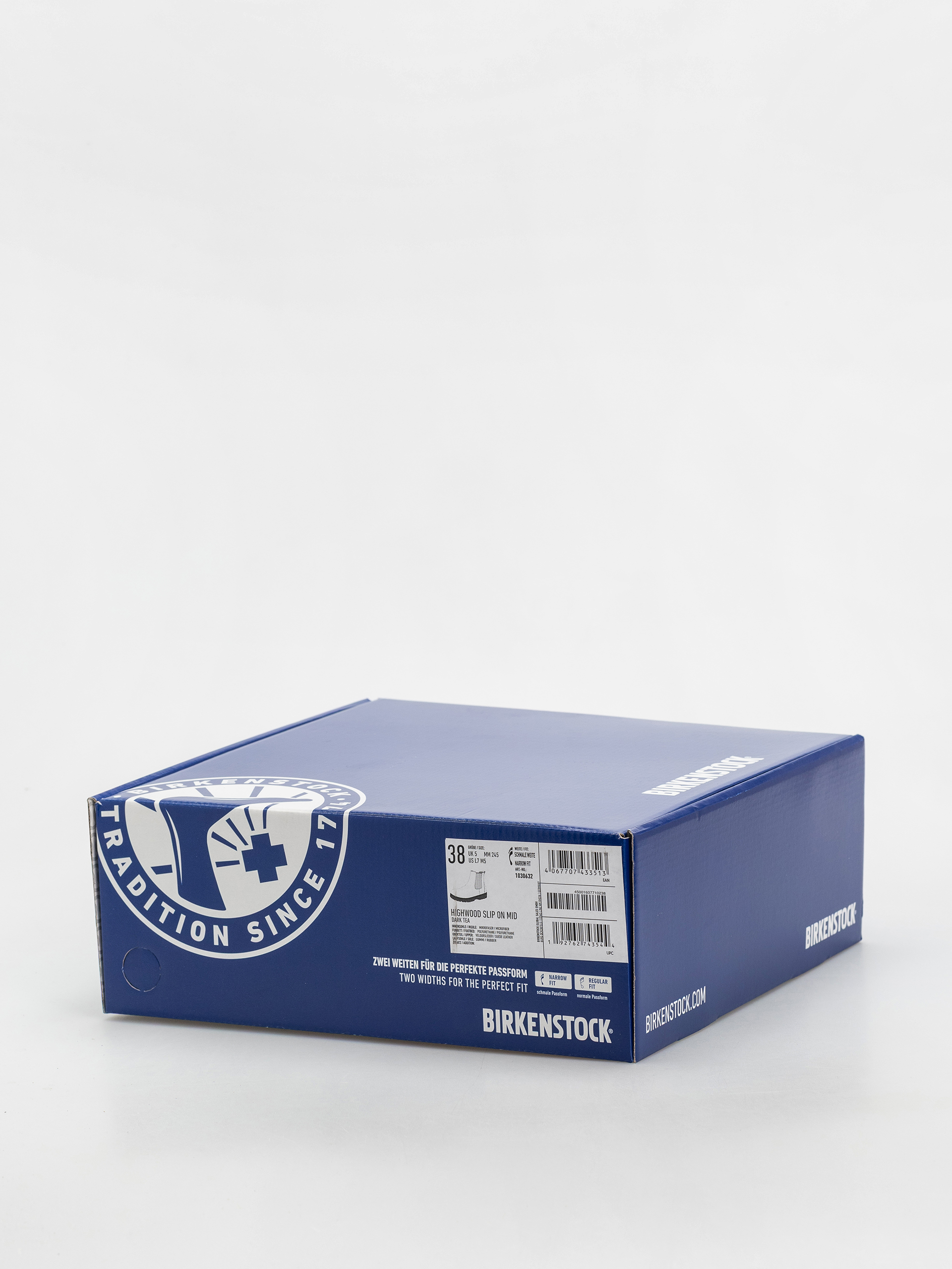 Buty Birkenstock Highwood Slip On Suede Leather Narrow Wmn (dark tea)