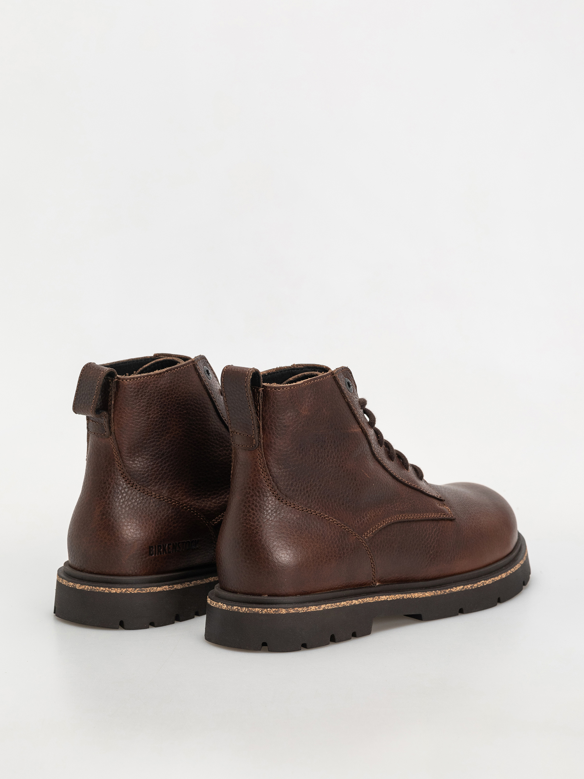 Buty Birkenstock Highwood Lace Mid Natural Leather Regular (chocolate)