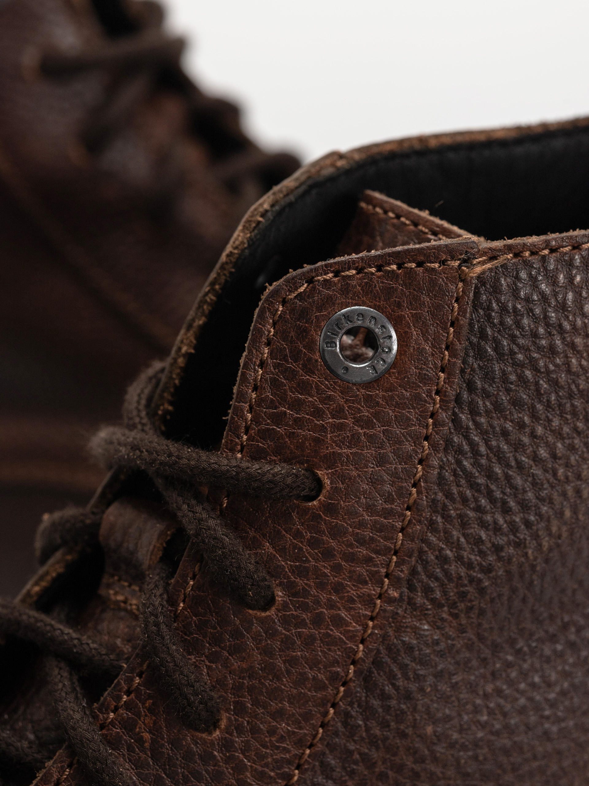 Buty Birkenstock Highwood Lace Mid Natural Leather Regular (chocolate)