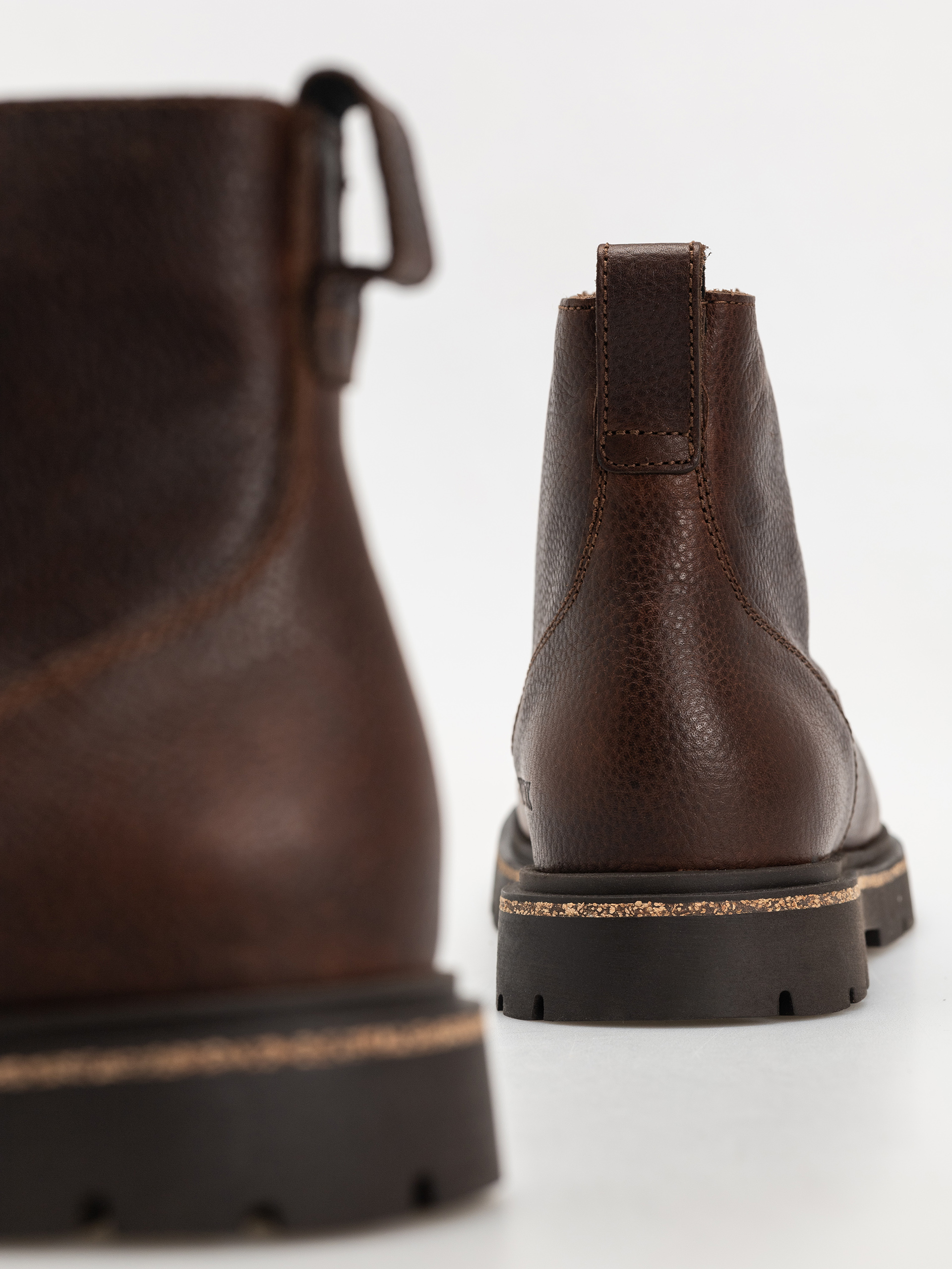 Buty Birkenstock Highwood Lace Mid Natural Leather Regular (chocolate)