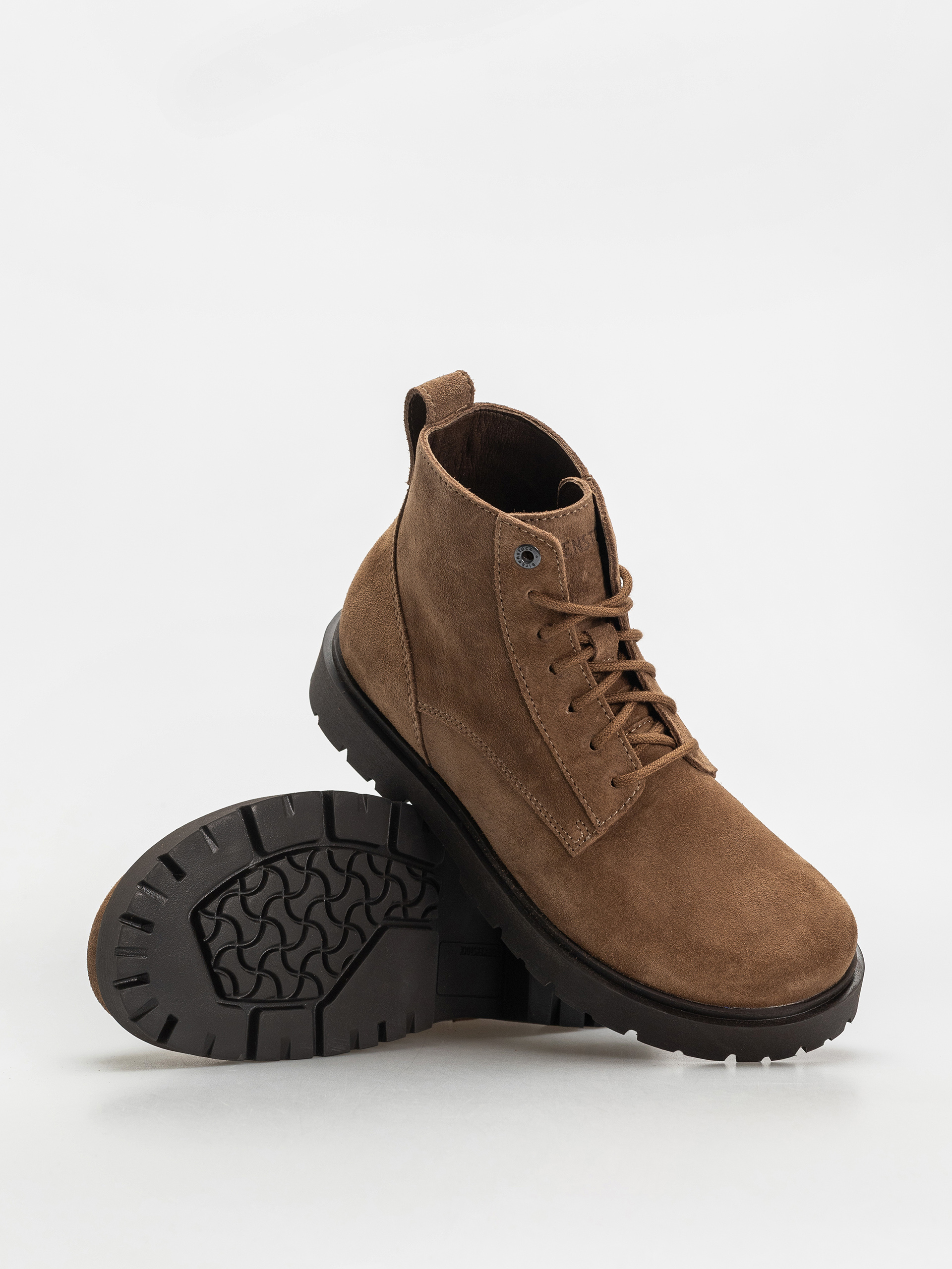 Buty Birkenstock Highwood Lace Mid Suede Leather Narrow Wmn (dark tea)