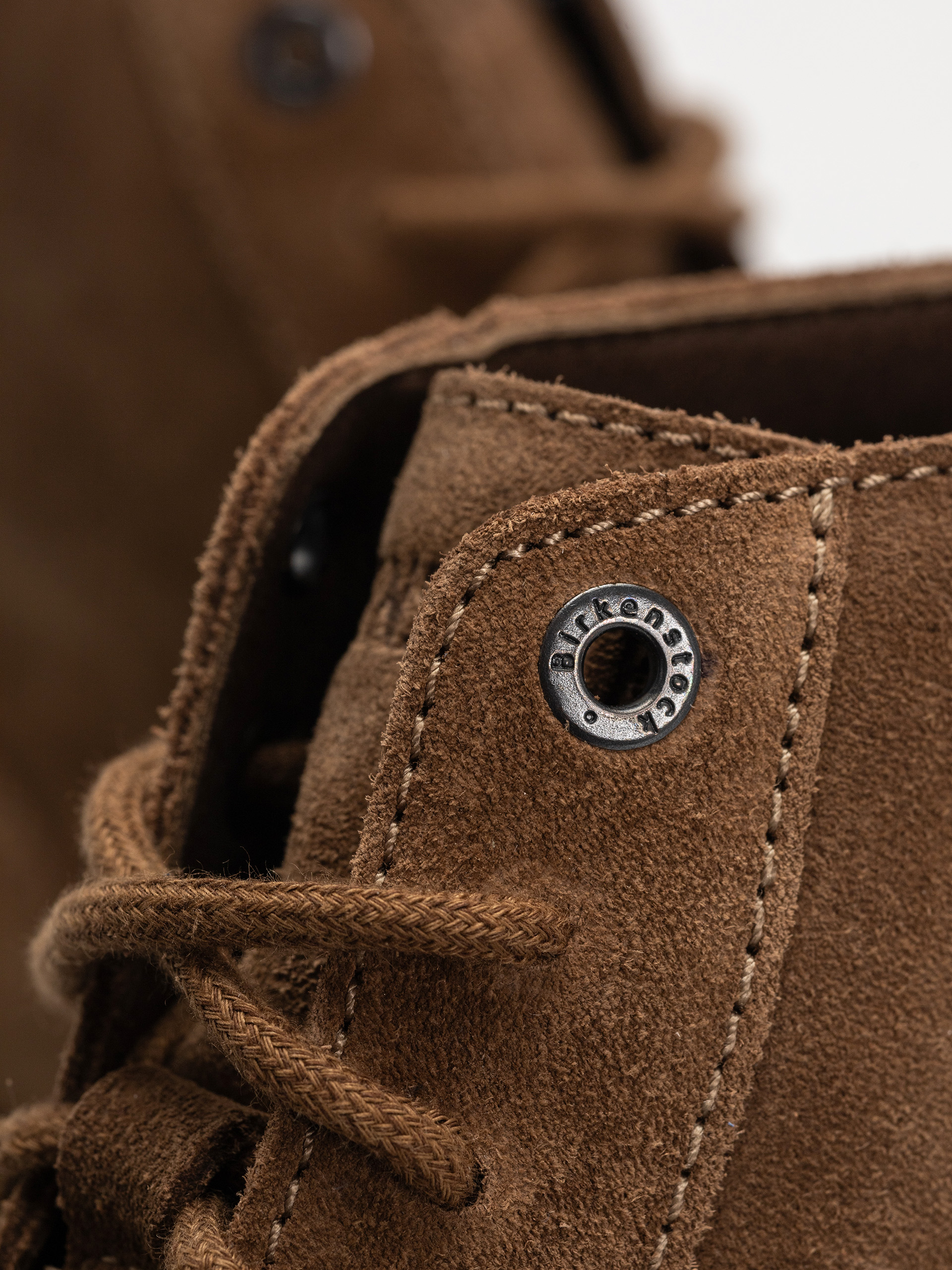 Buty Birkenstock Highwood Lace Mid Suede Leather Narrow Wmn (dark tea)