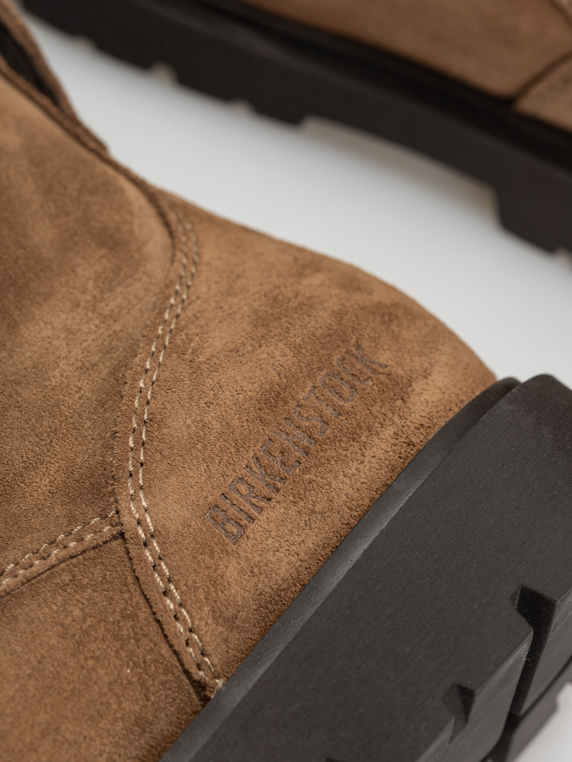 Buty Birkenstock Highwood Lace Mid Suede Leather Narrow Wmn (dark tea)