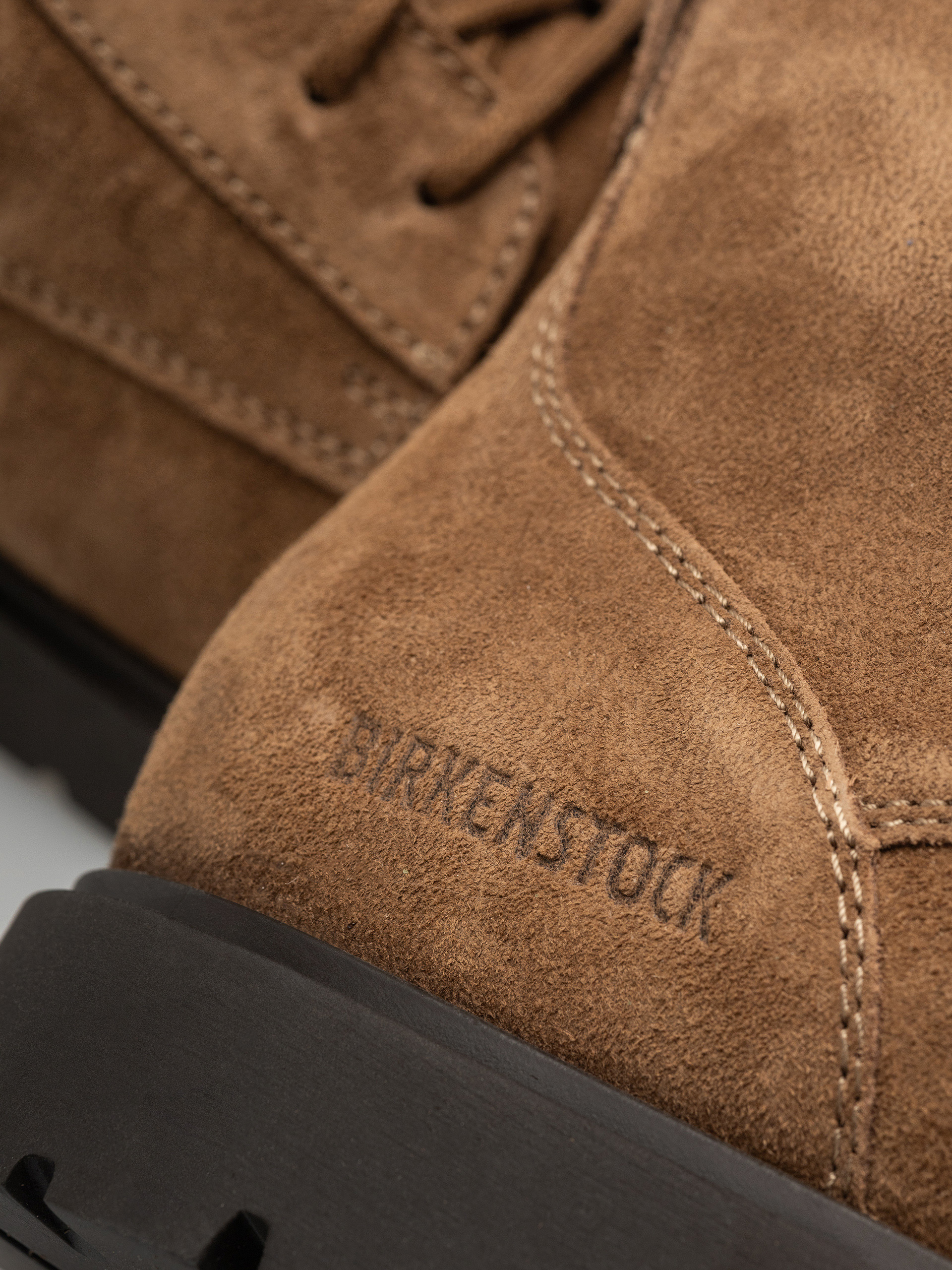 Buty Birkenstock Highwood Lace Mid Suede Leather Regular (dark tea)
