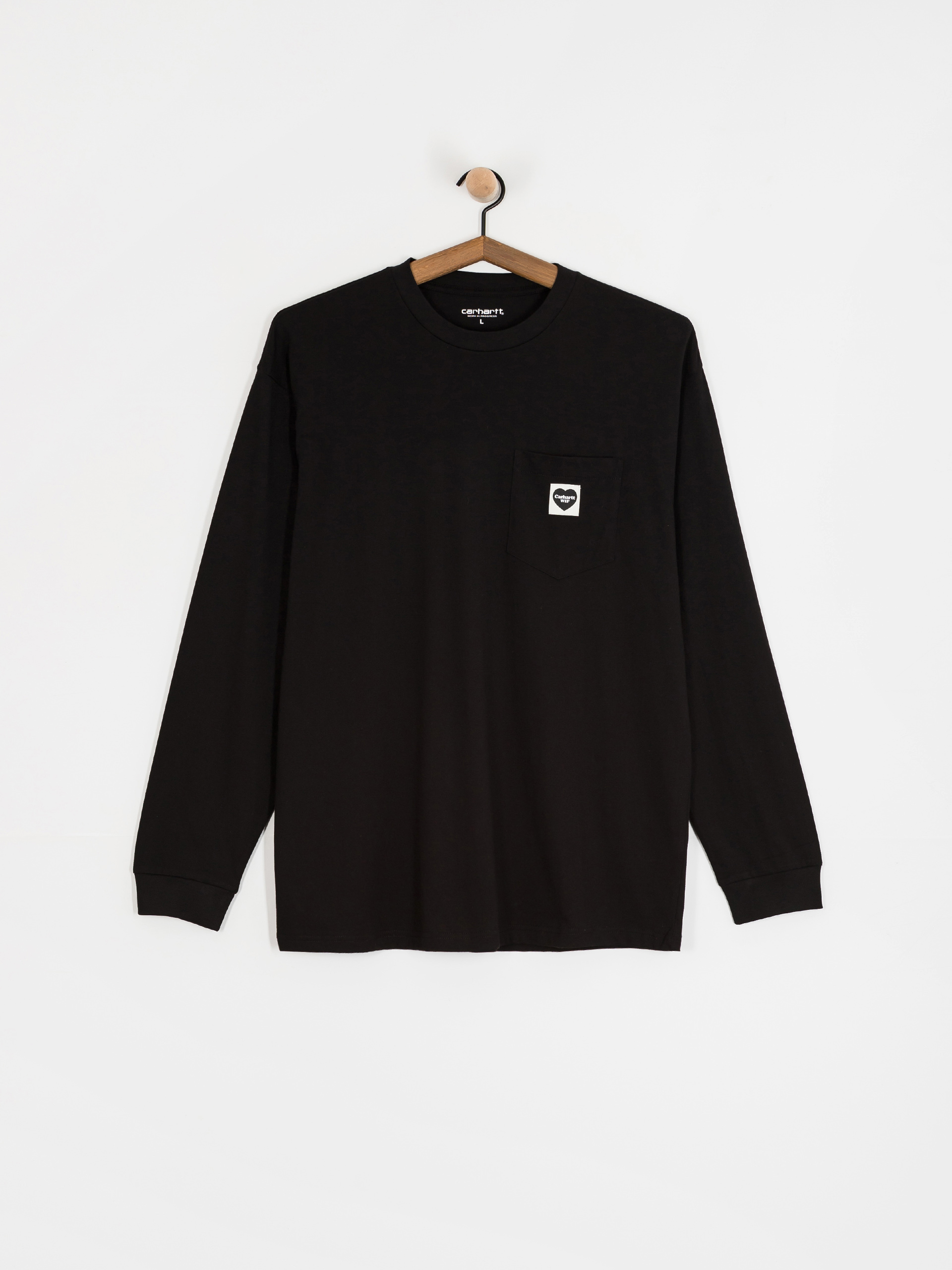 Longsleeve Carhartt WIP Pocket Heart (black/black)
