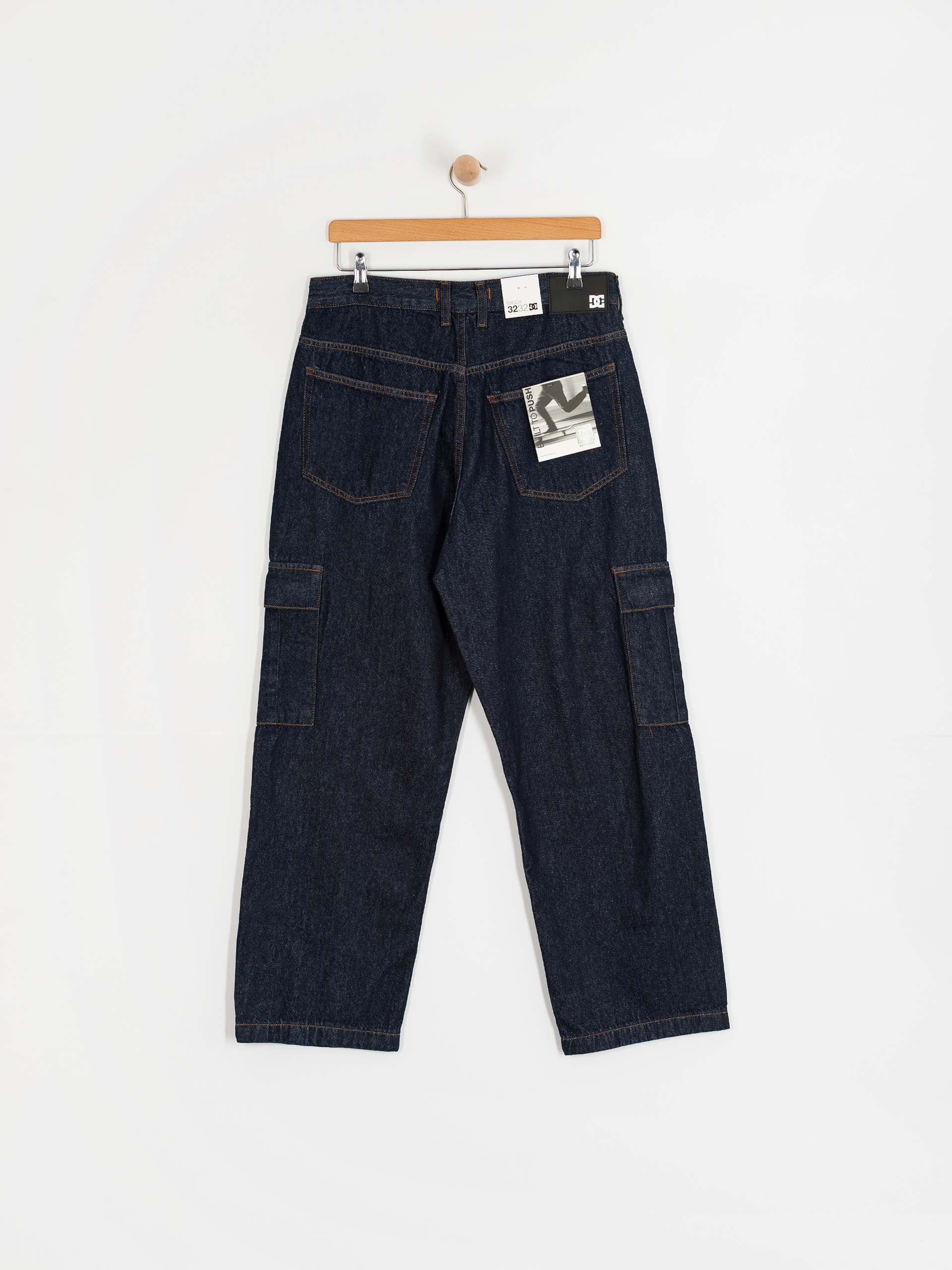 Spodnie DC Worker Baggy Denim Cargo (dark denim)