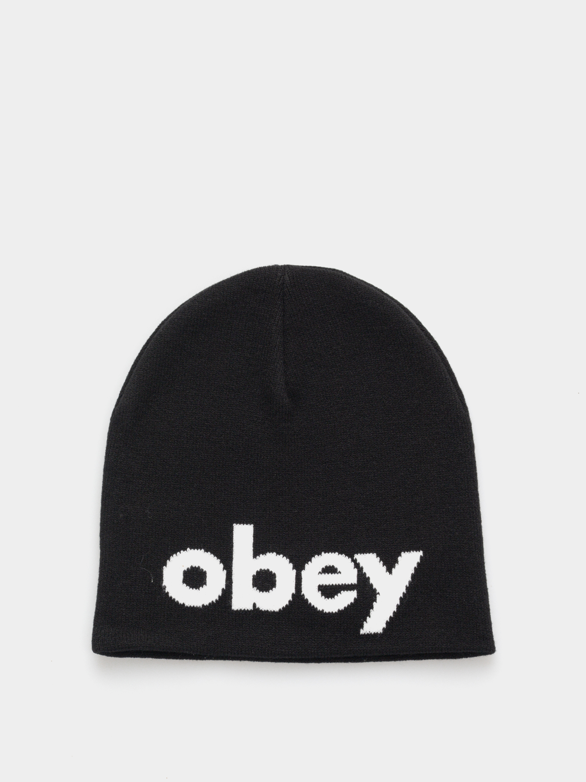 Czapka zimowa OBEY Lowercase (black)