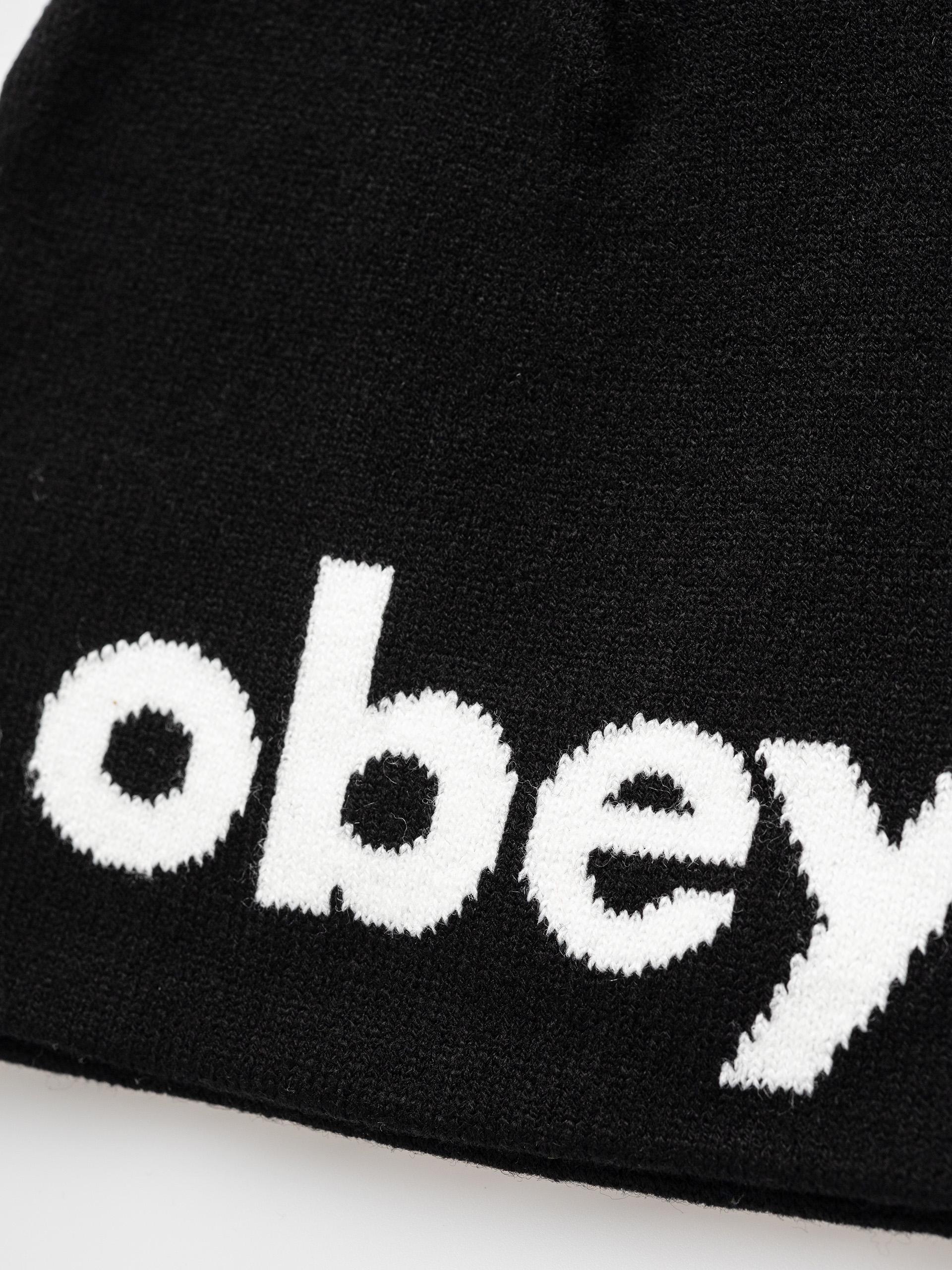 Czapka zimowa OBEY Lowercase (black)