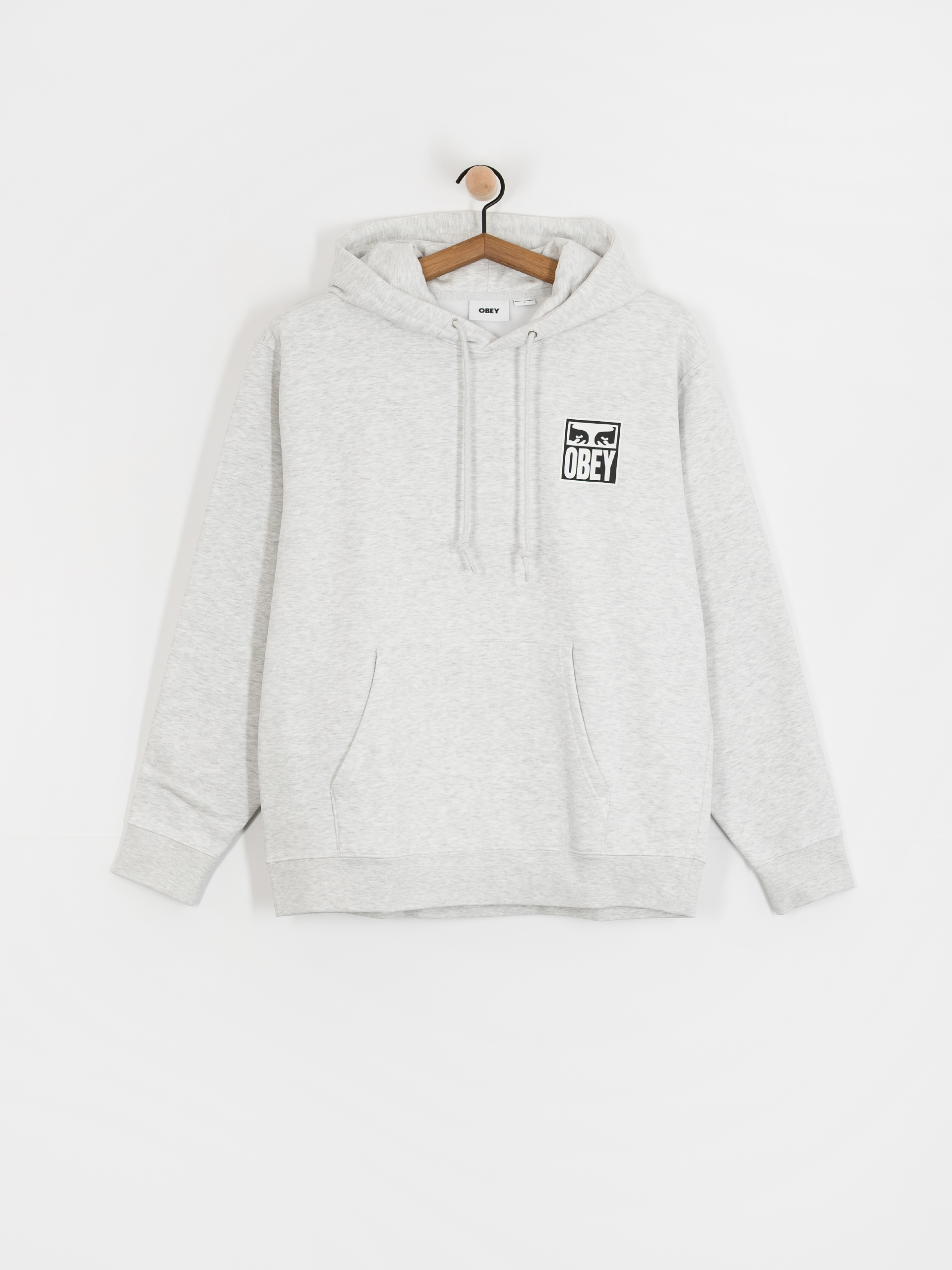 Bluza z kapturem OBEY Obey Eyes Icon HD (heather grey)