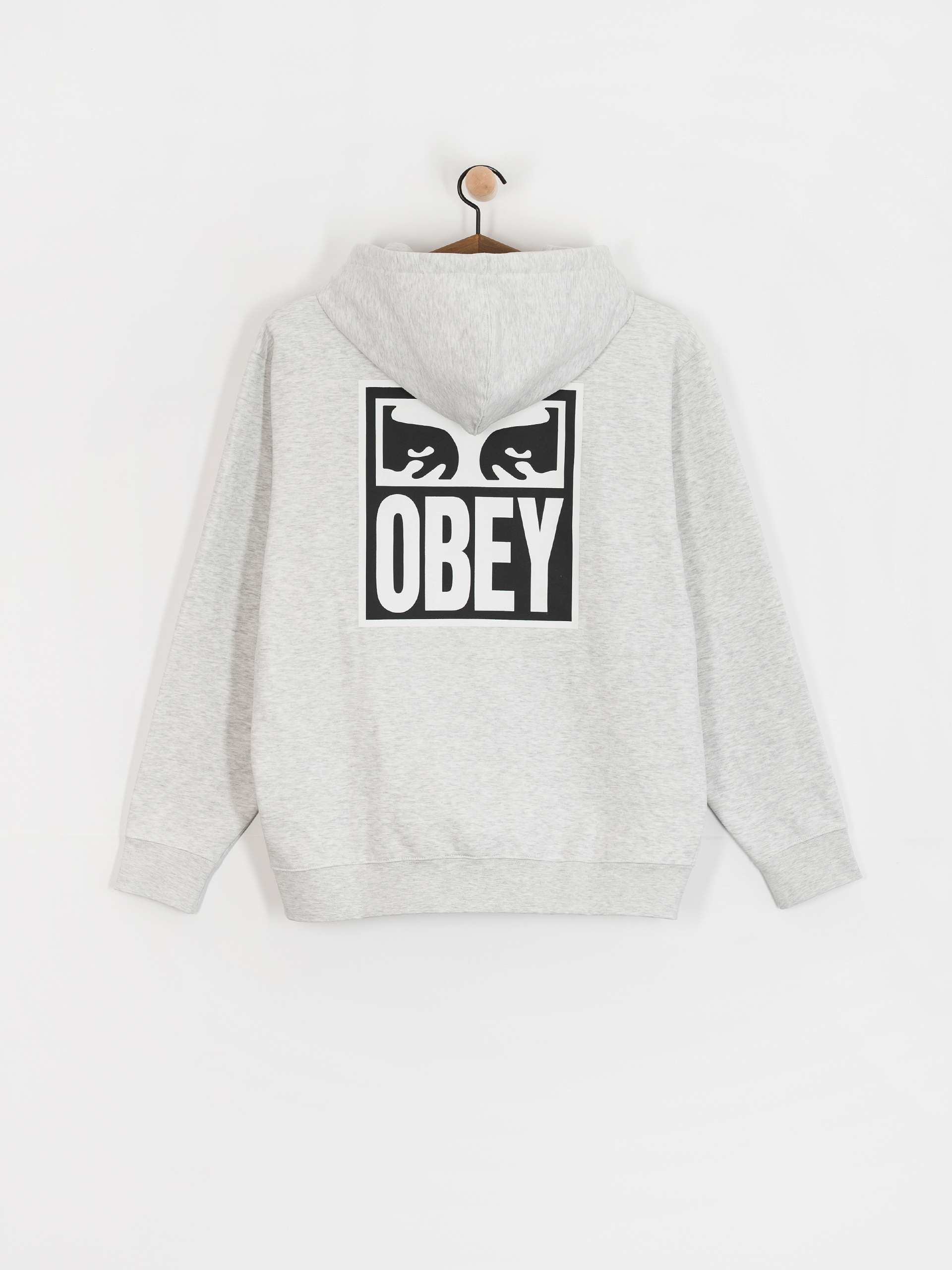 Bluza z kapturem OBEY Obey Eyes Icon HD (heather grey)