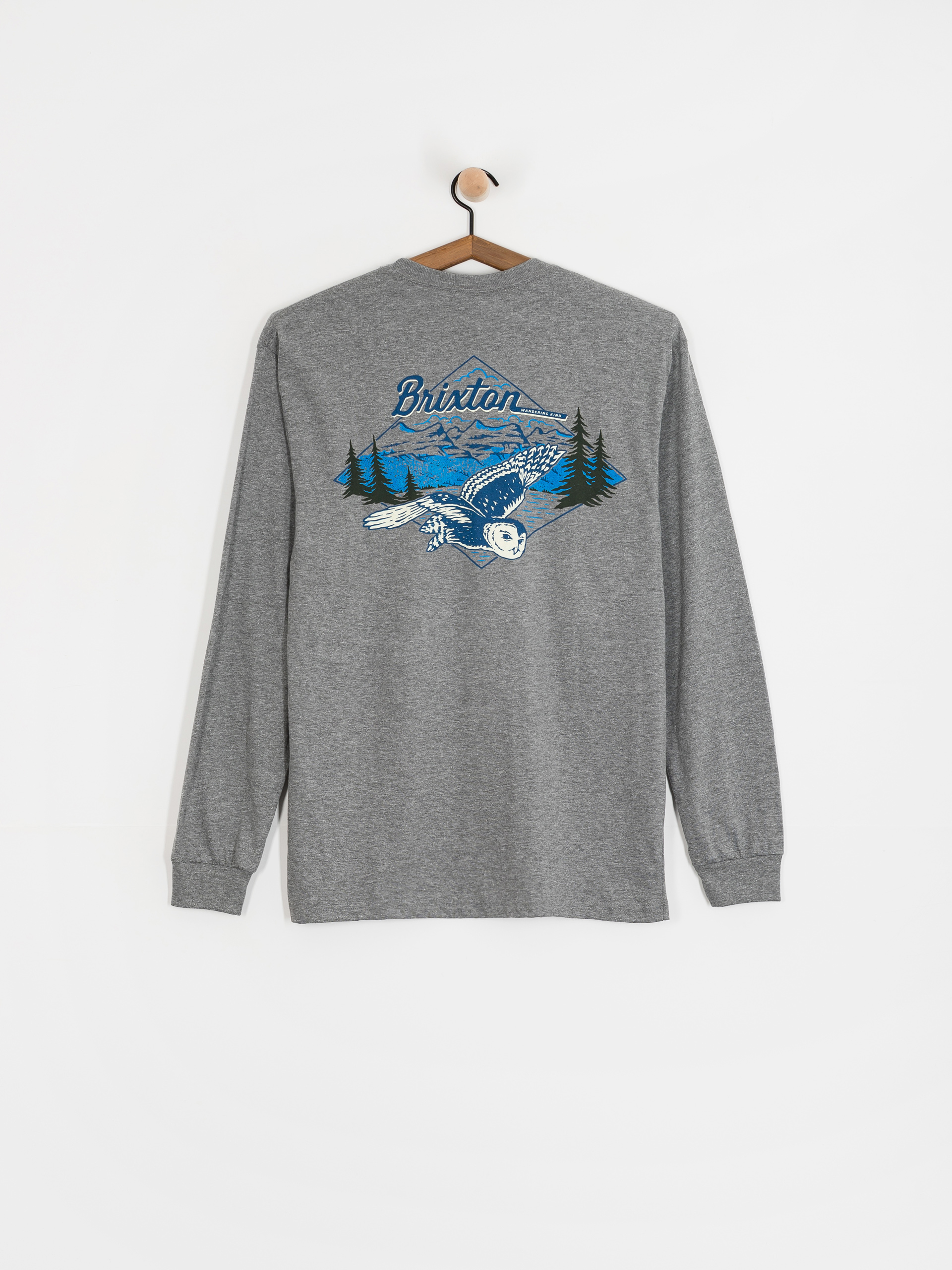 Longsleeve Brixton Driftway Std (graphite heather)