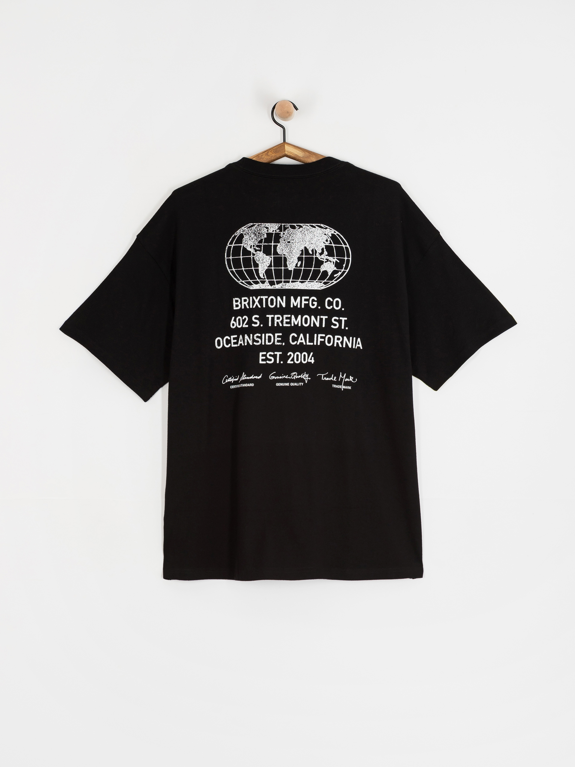 T-shirt Brixton Union Hw Relaxed (black classic wash)