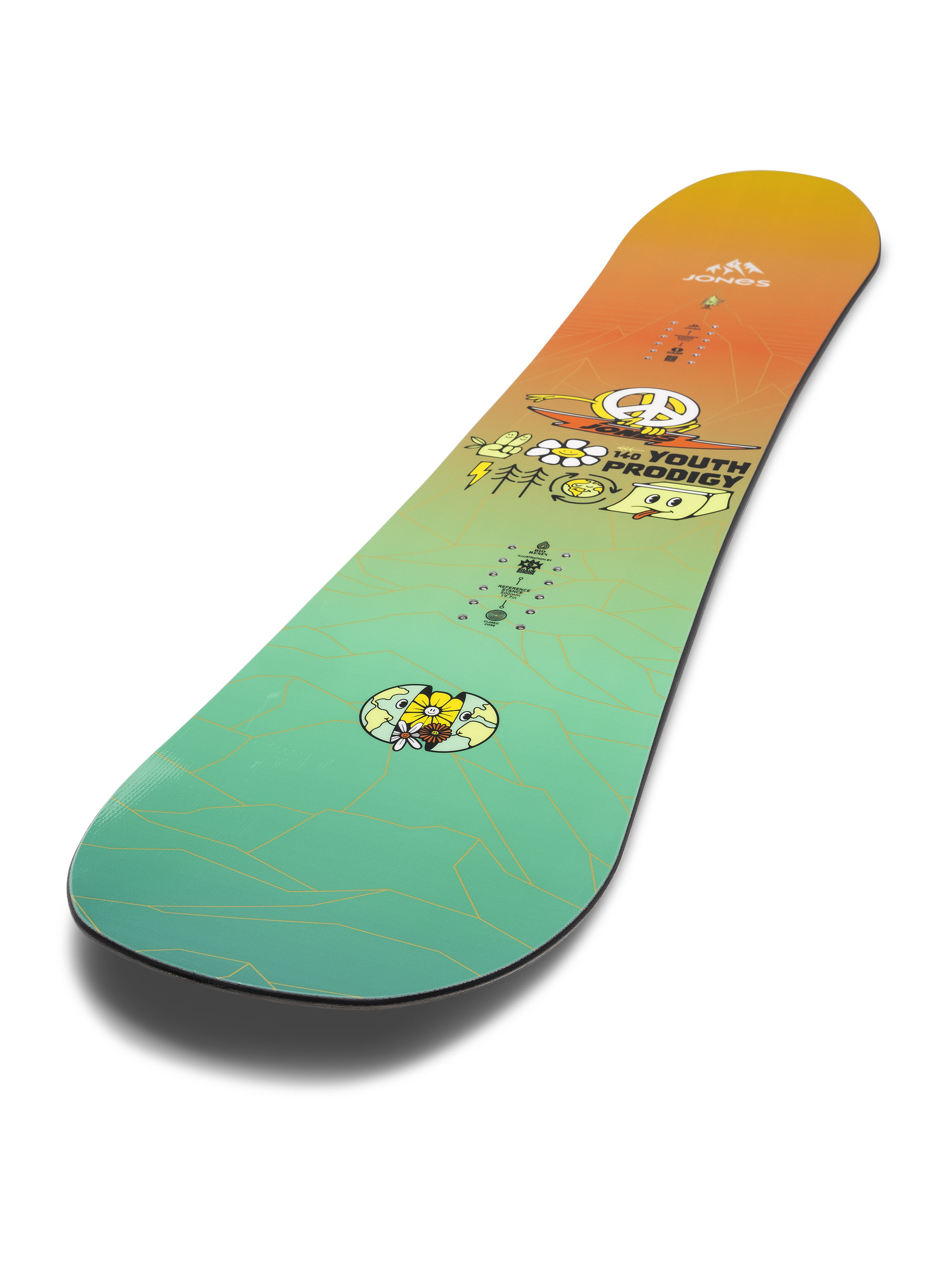 Deska snowboardowa Jones Snowboards Prodigy JR (orange)