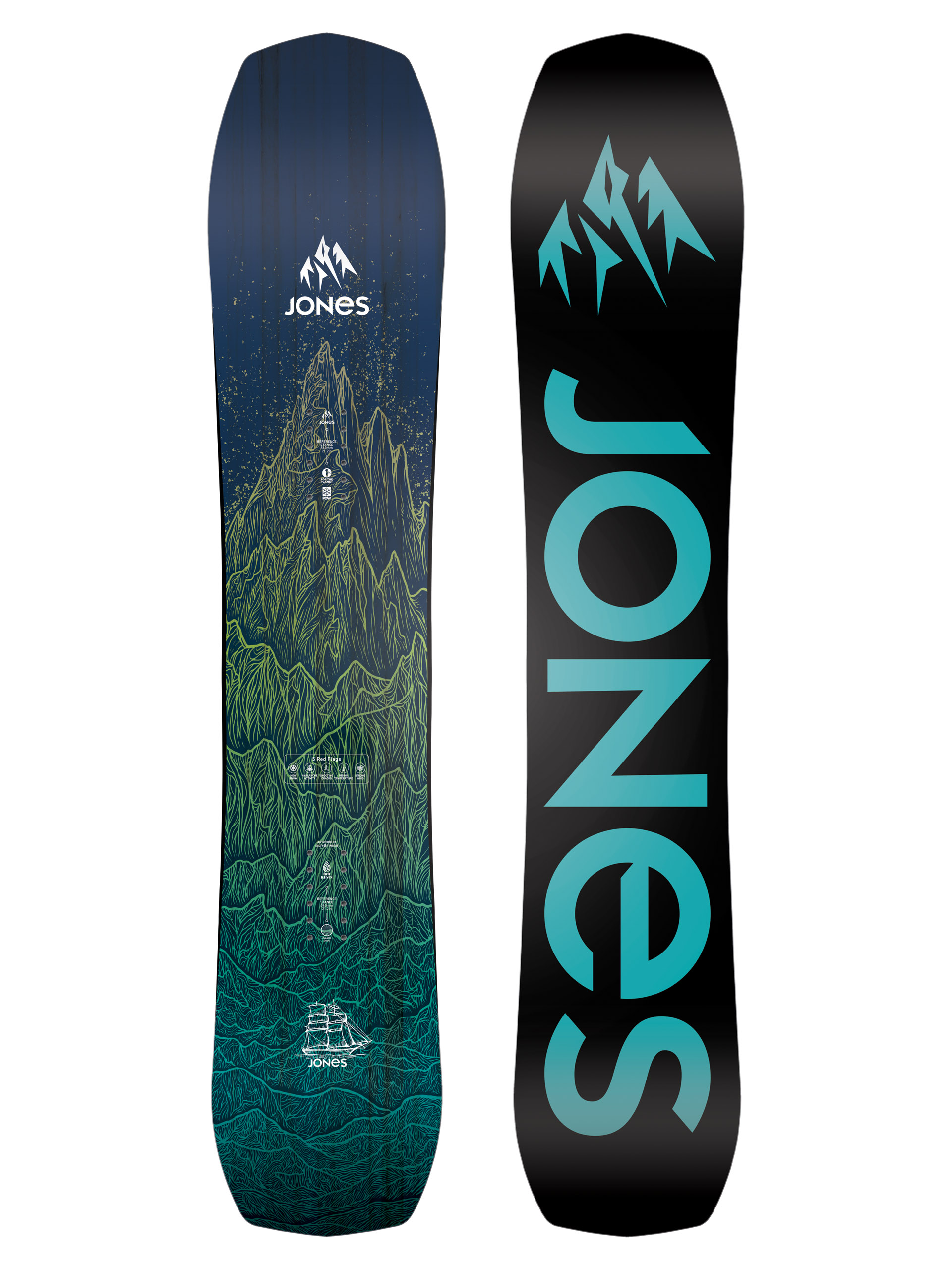 Deska snowboardowa Jones Snowboards Flagship JR