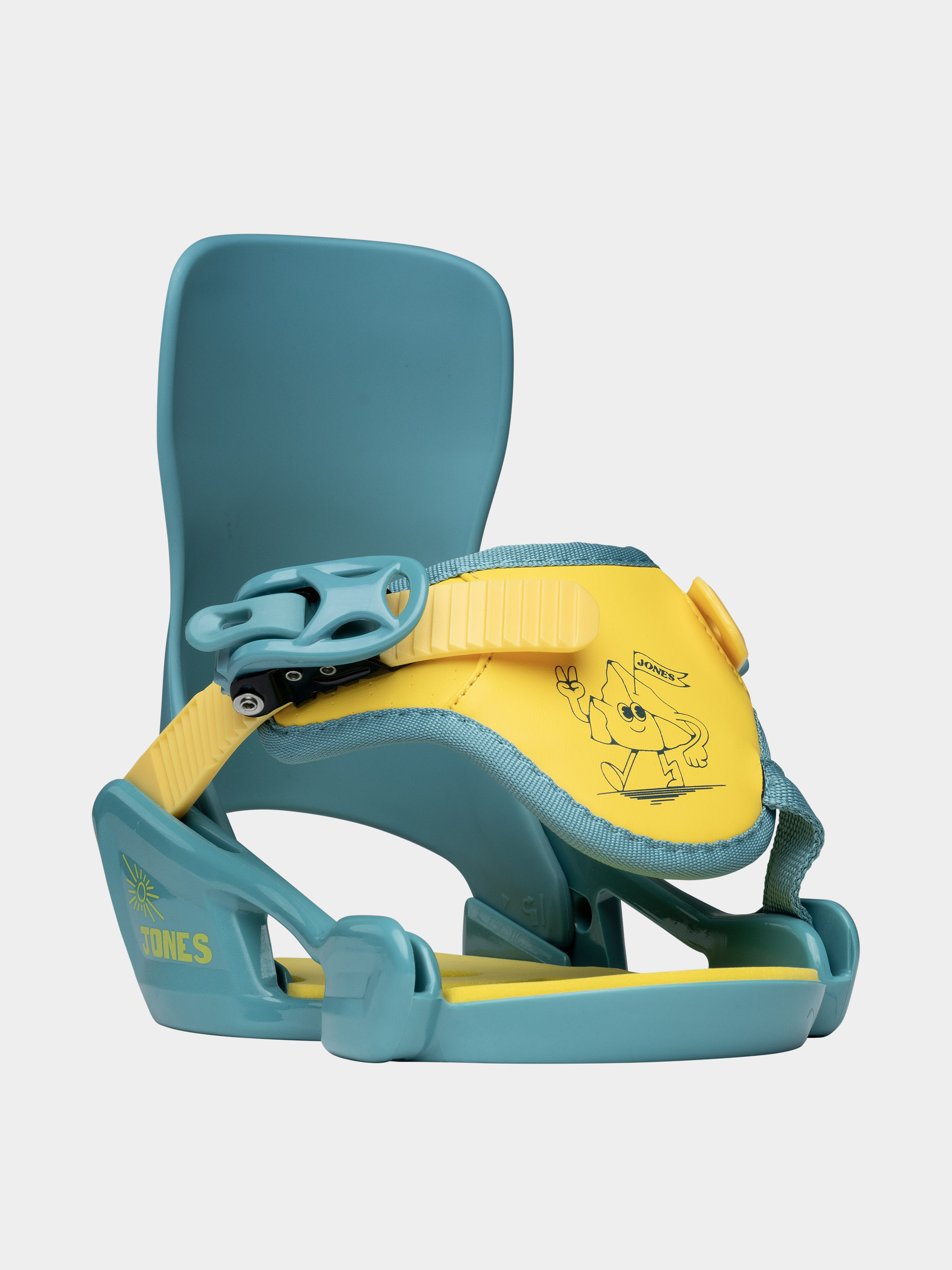 Wiązania snowboardowe Jones Snowboards Happy Mtn One Strap JR (icy horizon blue)