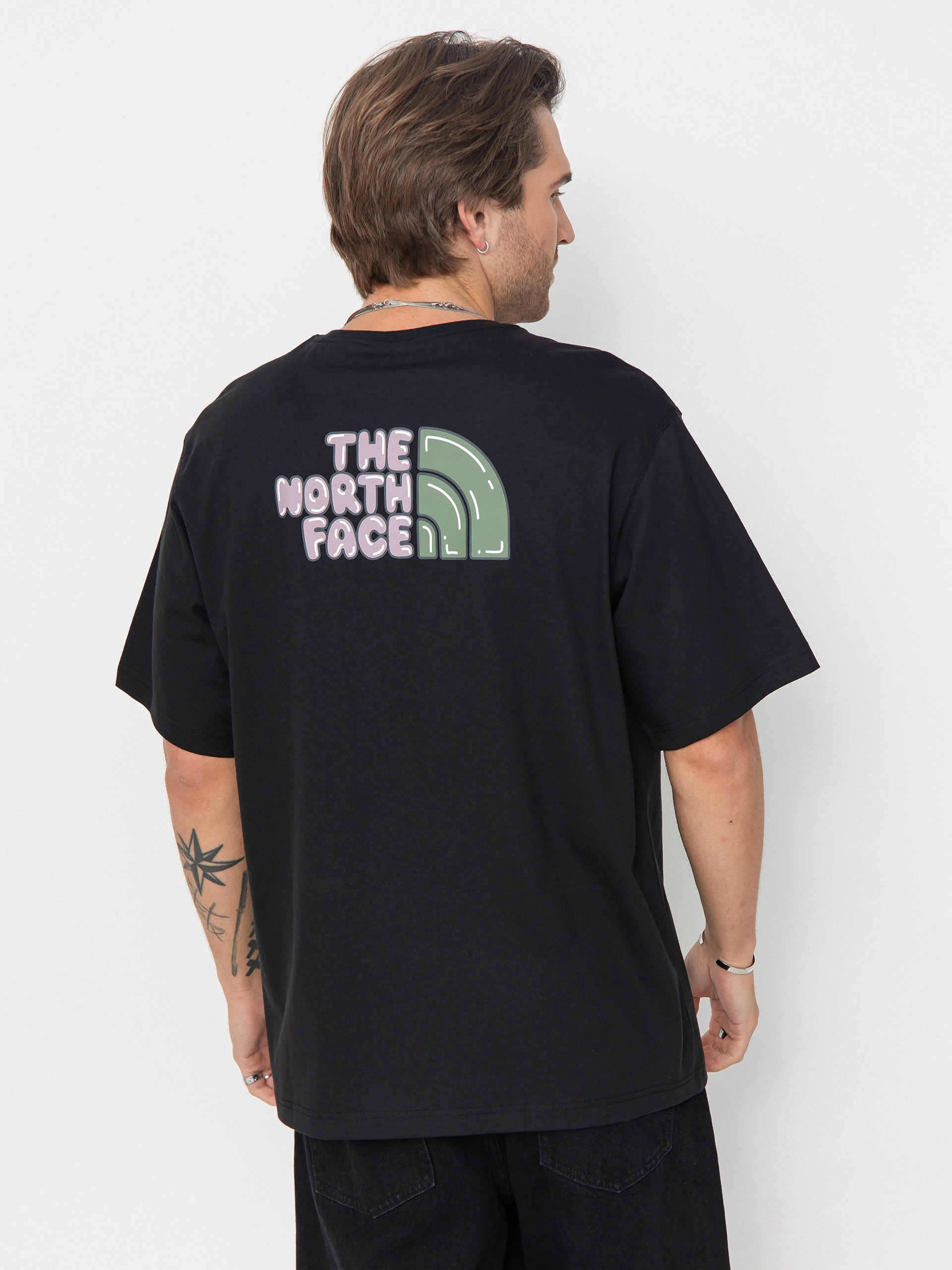 T-shirt The North Face Bubble Logo Relaxed (tnf black)