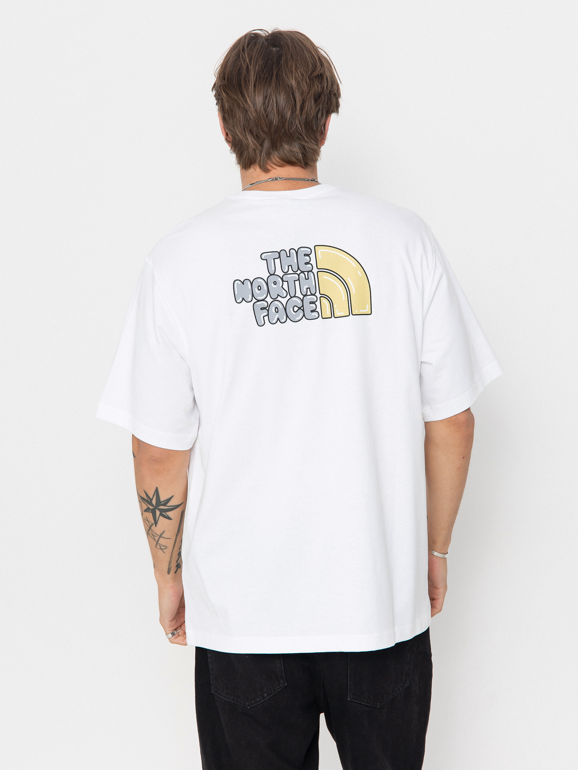 T-shirt The North Face Bubble Logo Relaxed (tnf white)