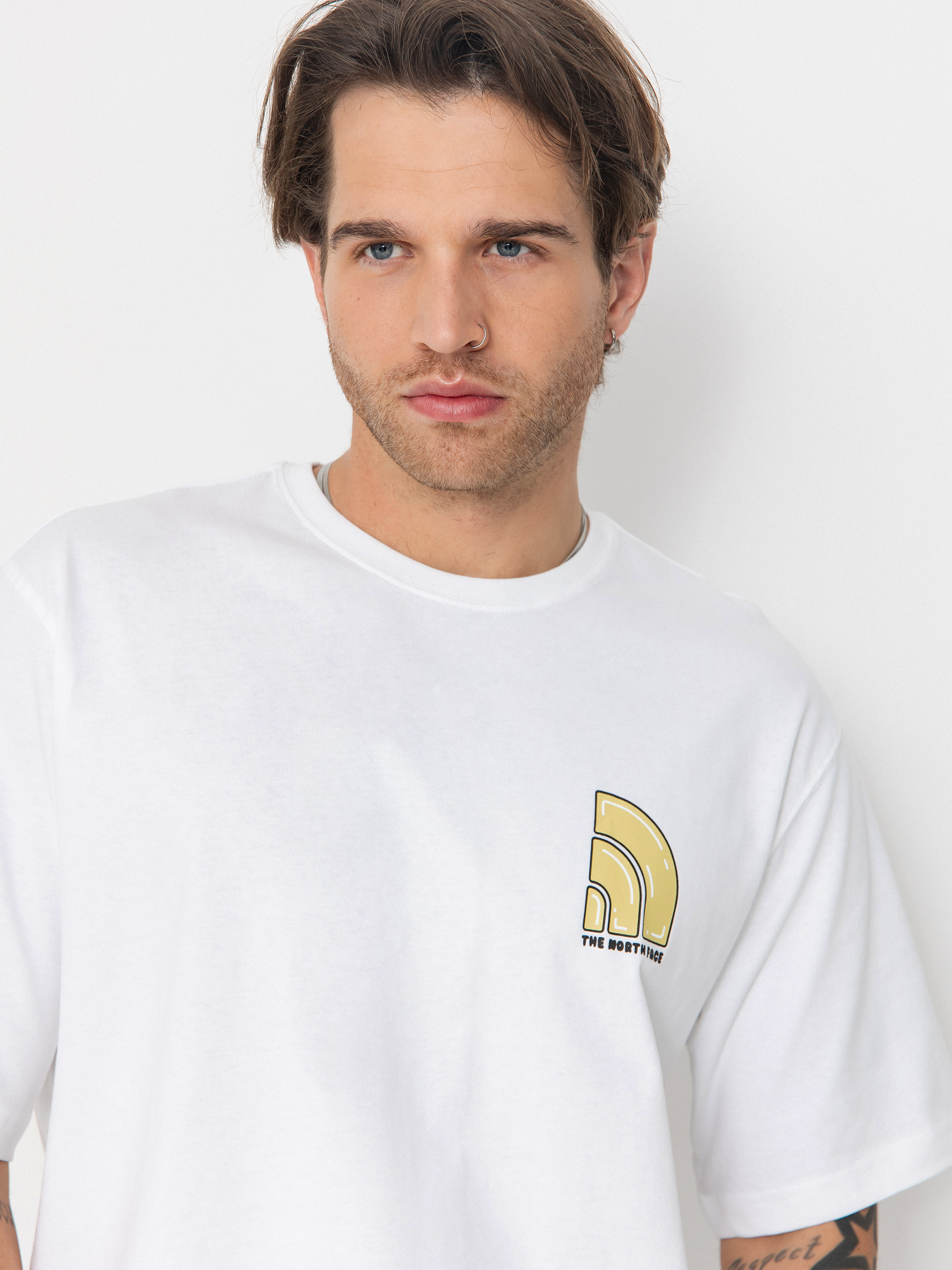 T-shirt The North Face Bubble Logo Relaxed (tnf white)
