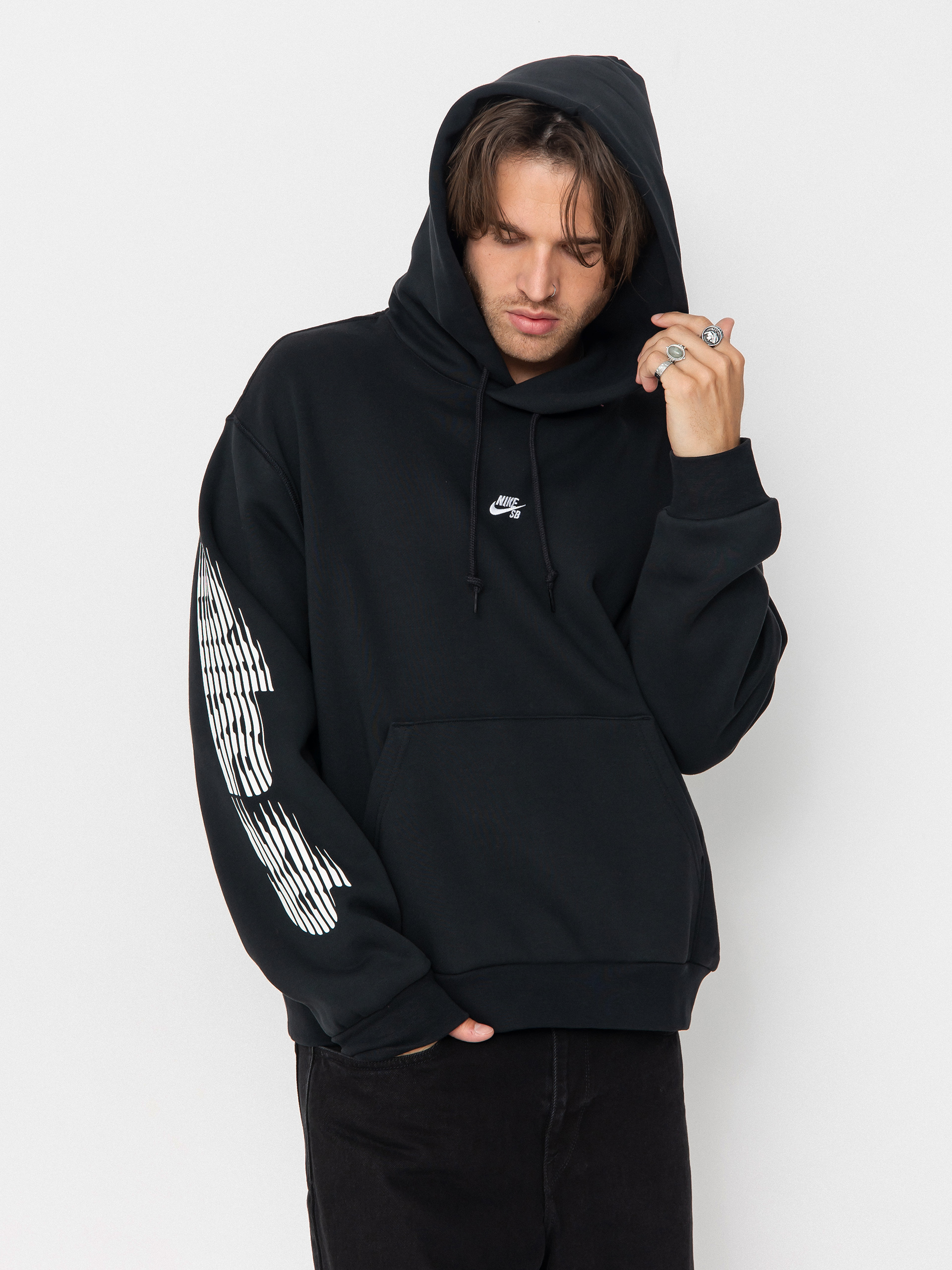 Bluza z kapturem Nike SB Bb Ssnl Gfx HD (black/white)