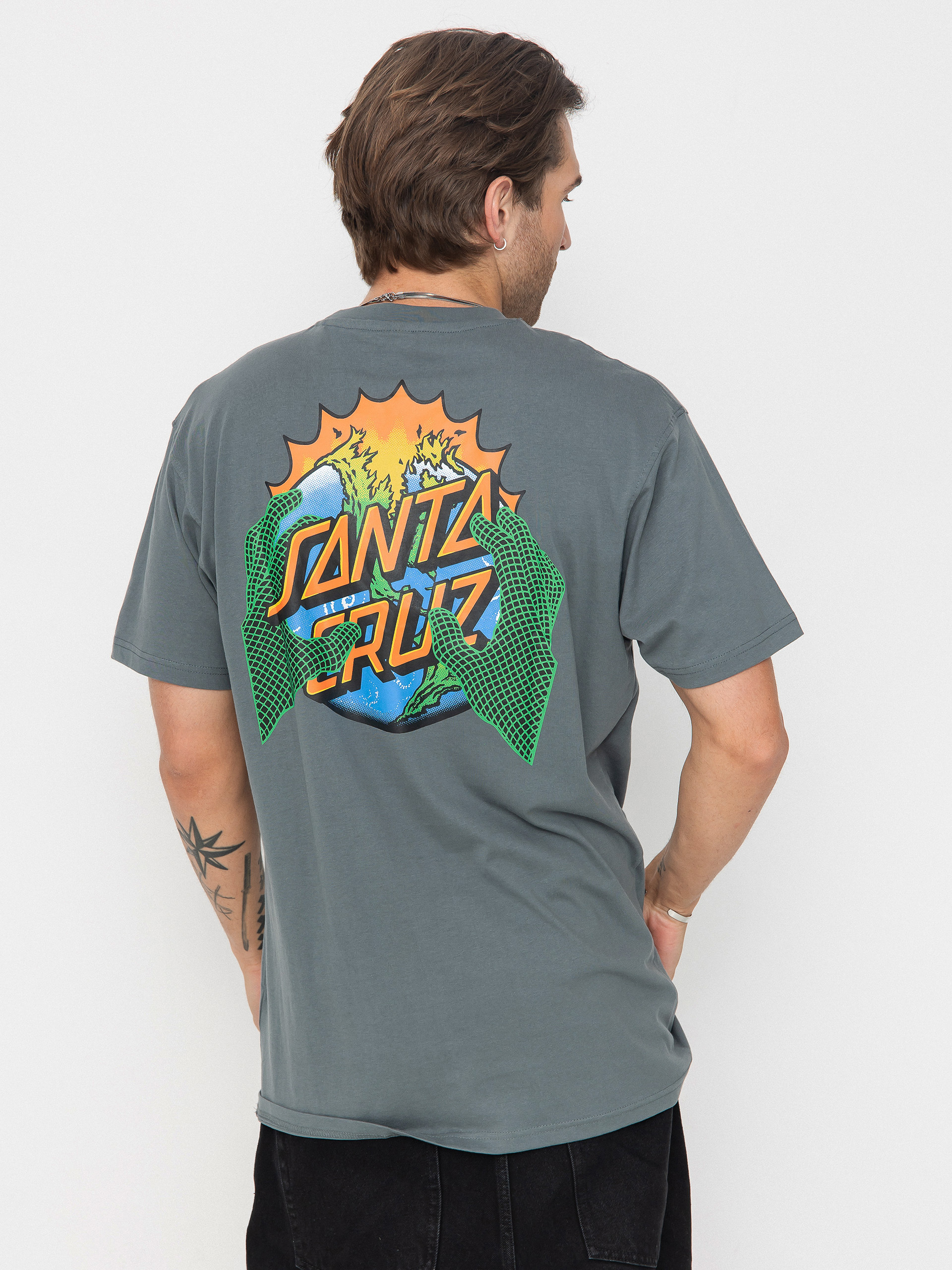 T-shirt Santa Cruz Kendall End Of The Dot (storm grey)