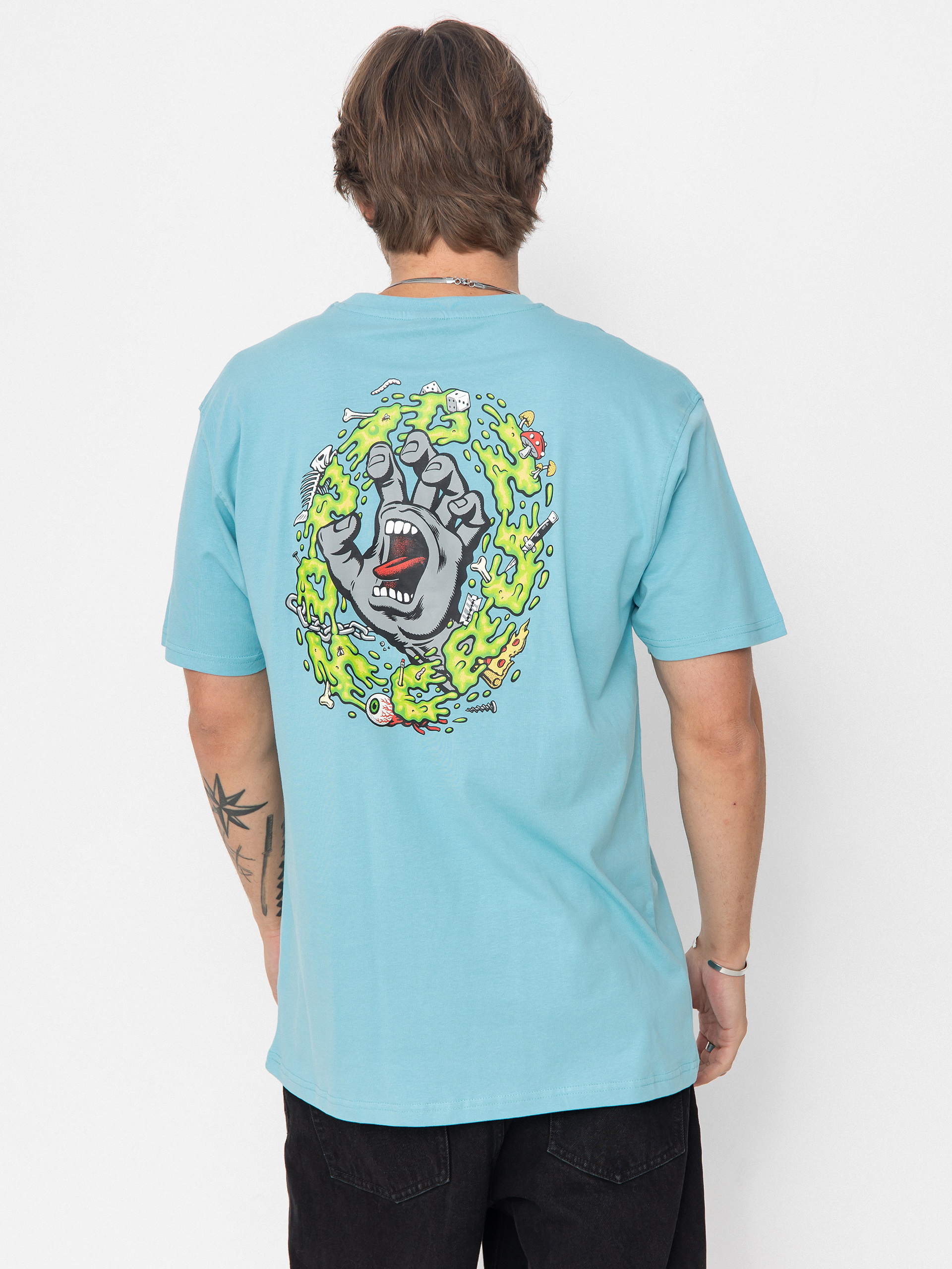 T-shirt Santa Cruz Slime Scream (norse blue)