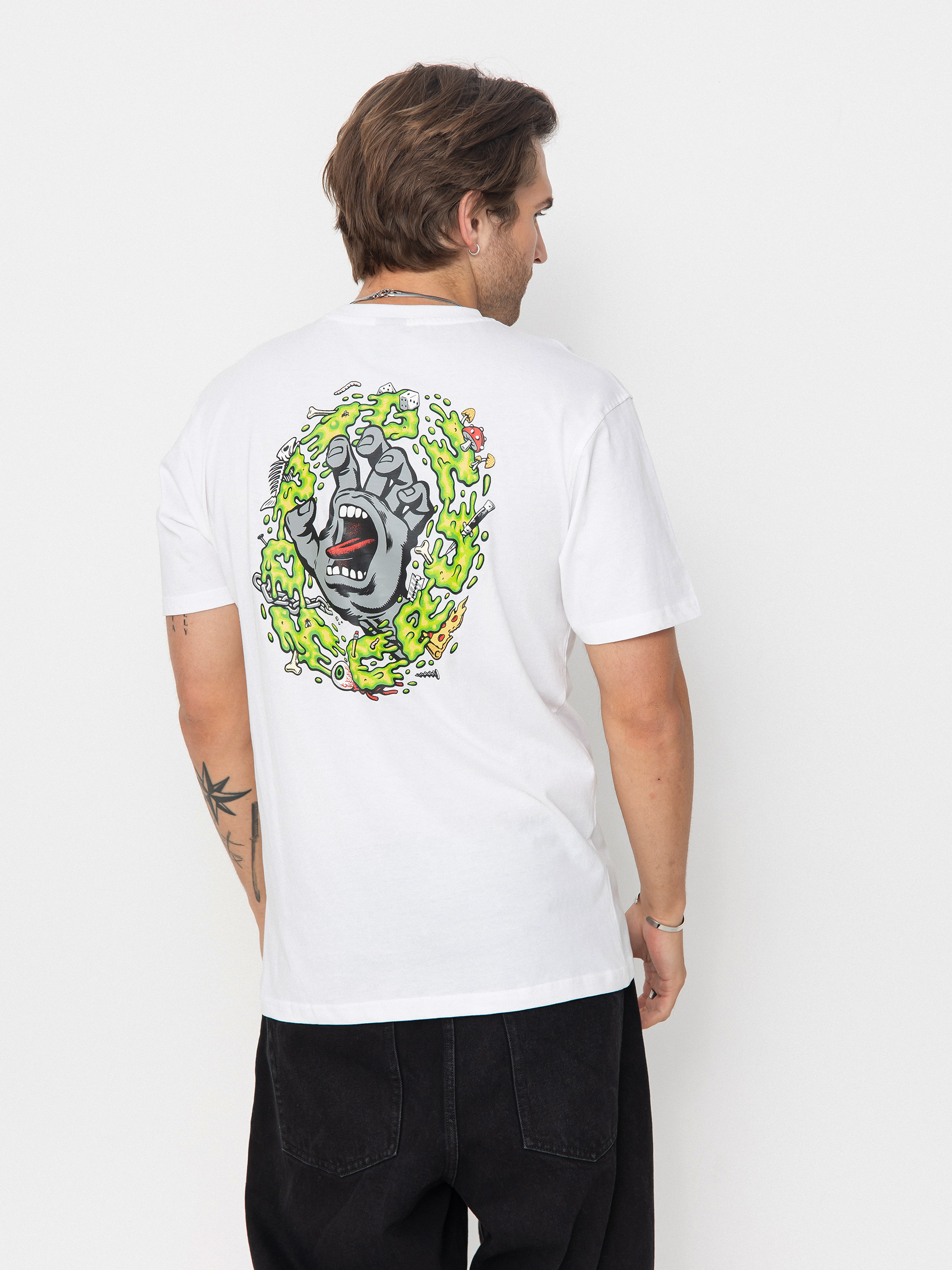 T-shirt Santa Cruz Slime Scream (white)