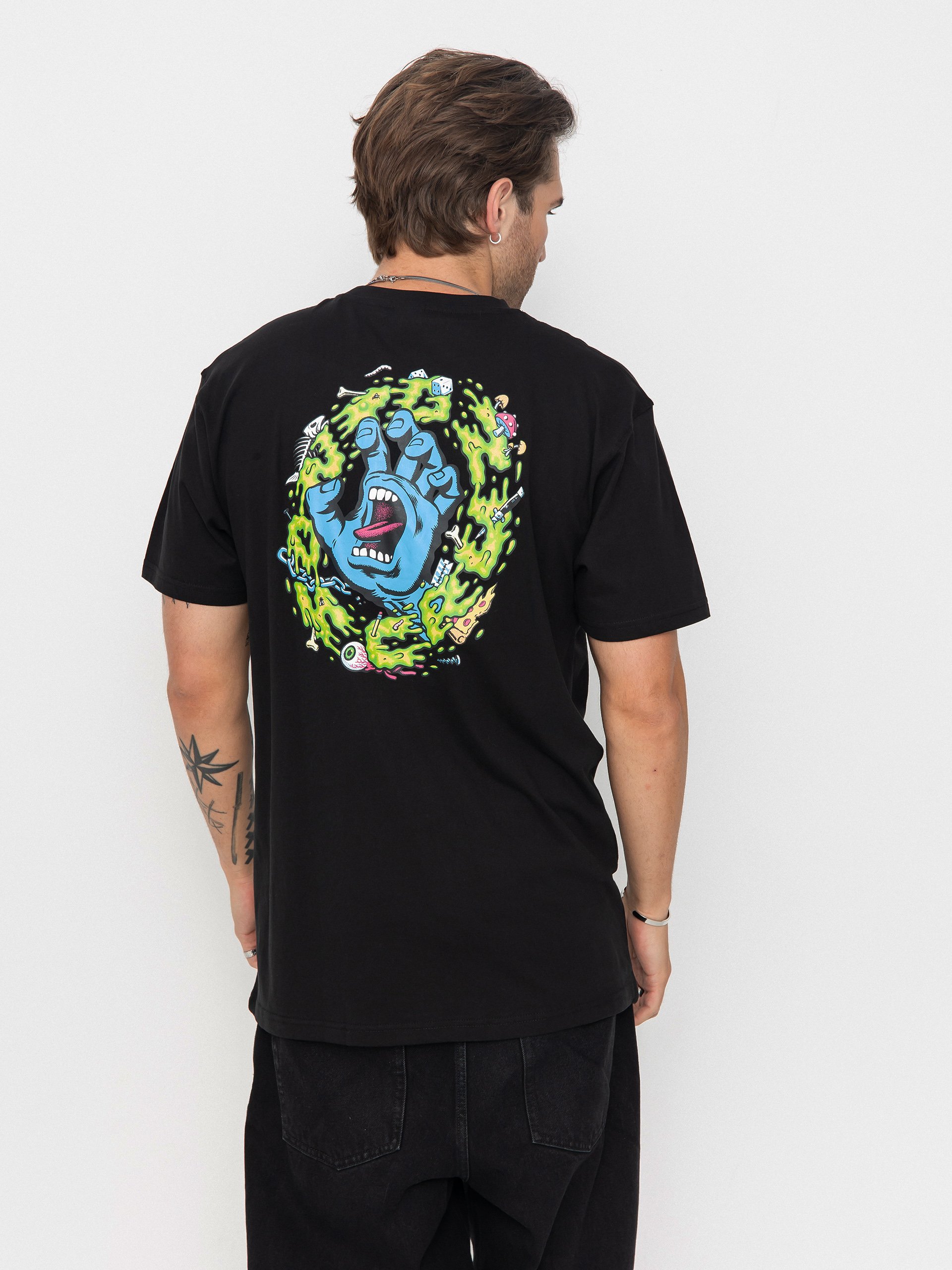T-shirt Santa Cruz Slime Scream (black)