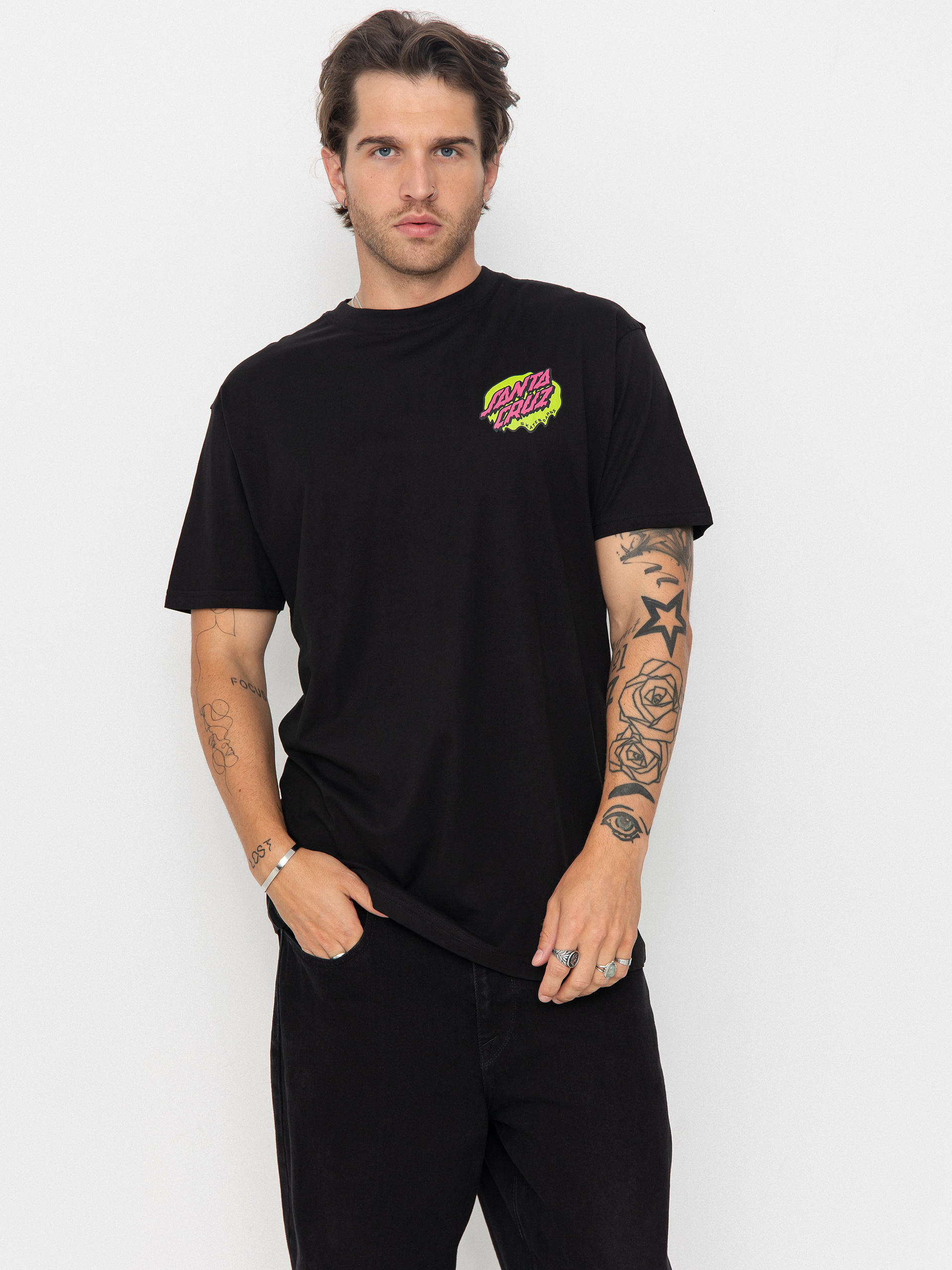T-shirt Santa Cruz Slime Scream (black)