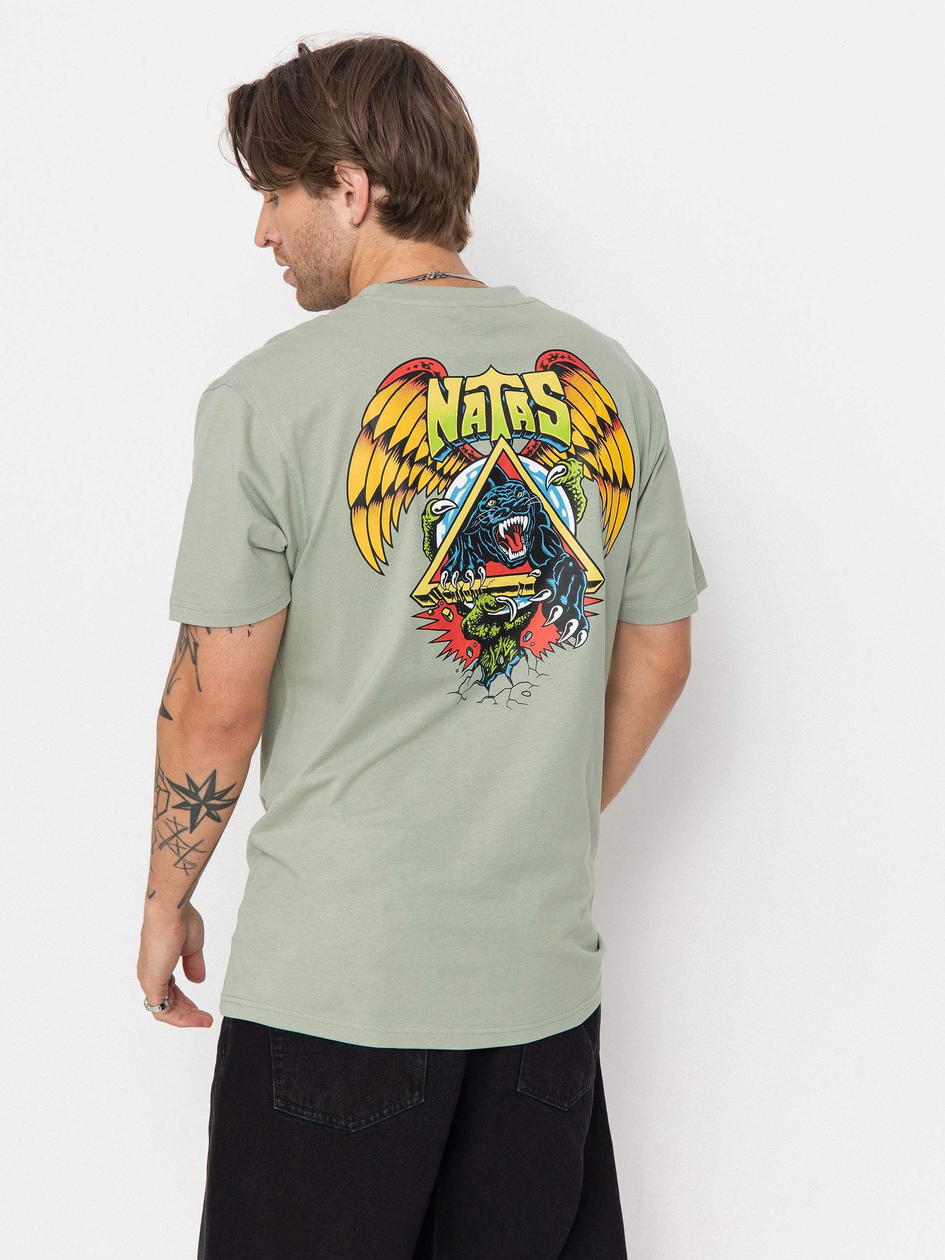 T-shirt Santa Cruz Natas S.C. Panther (moon rock)