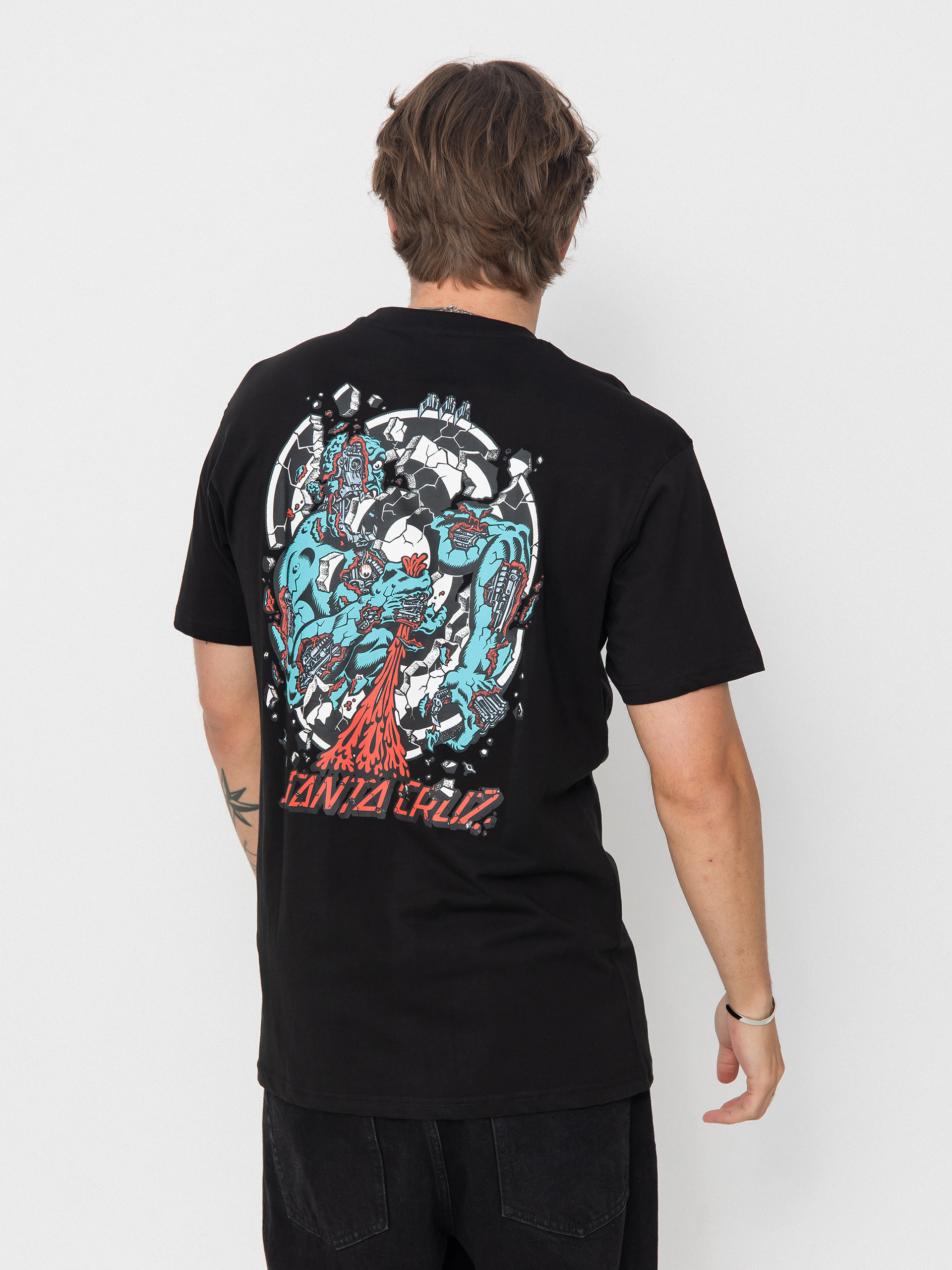 T-shirt Santa Cruz Roskopp Dissect Strip (black)