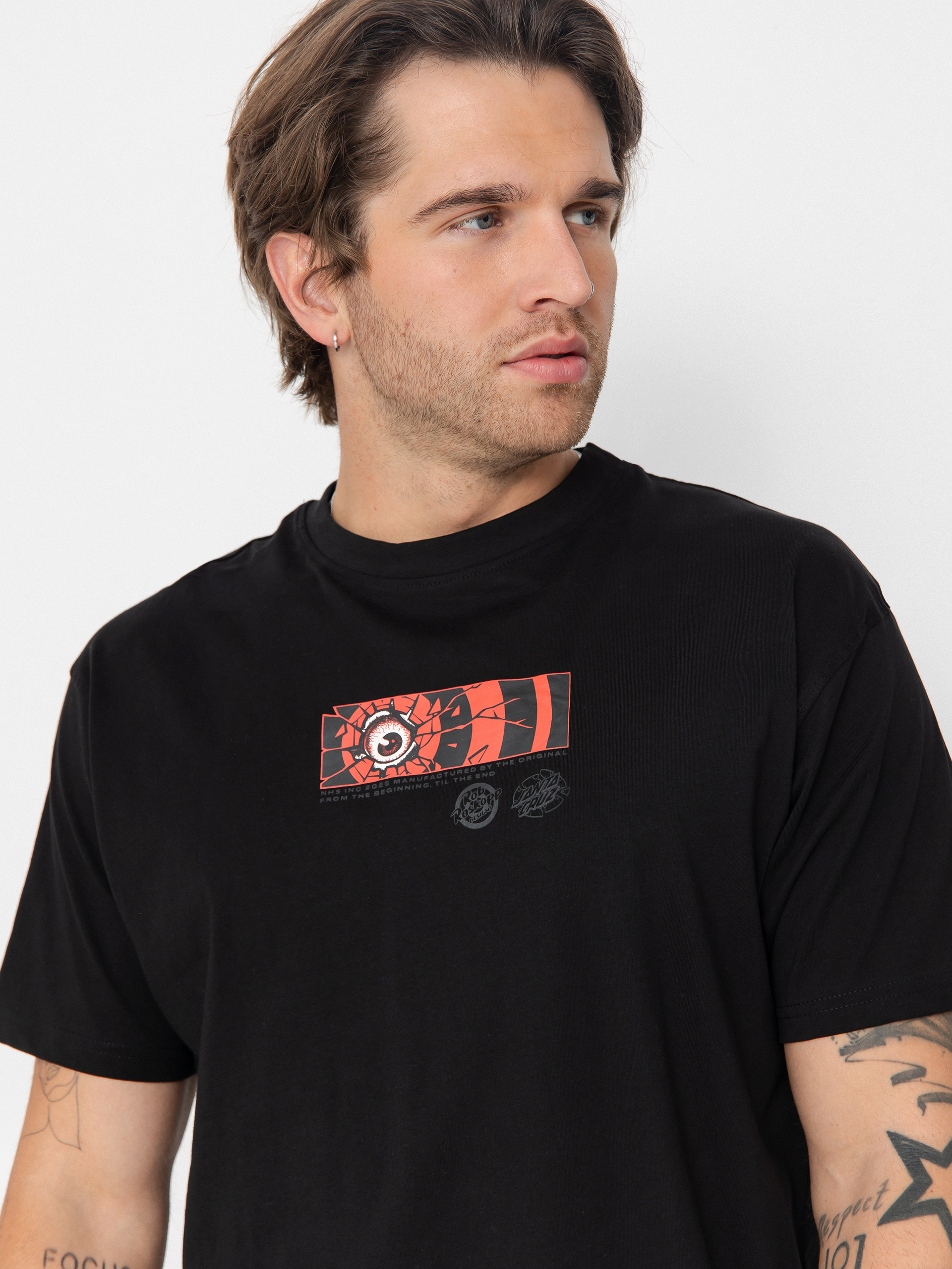 T-shirt Santa Cruz Roskopp Dissect Strip (black)