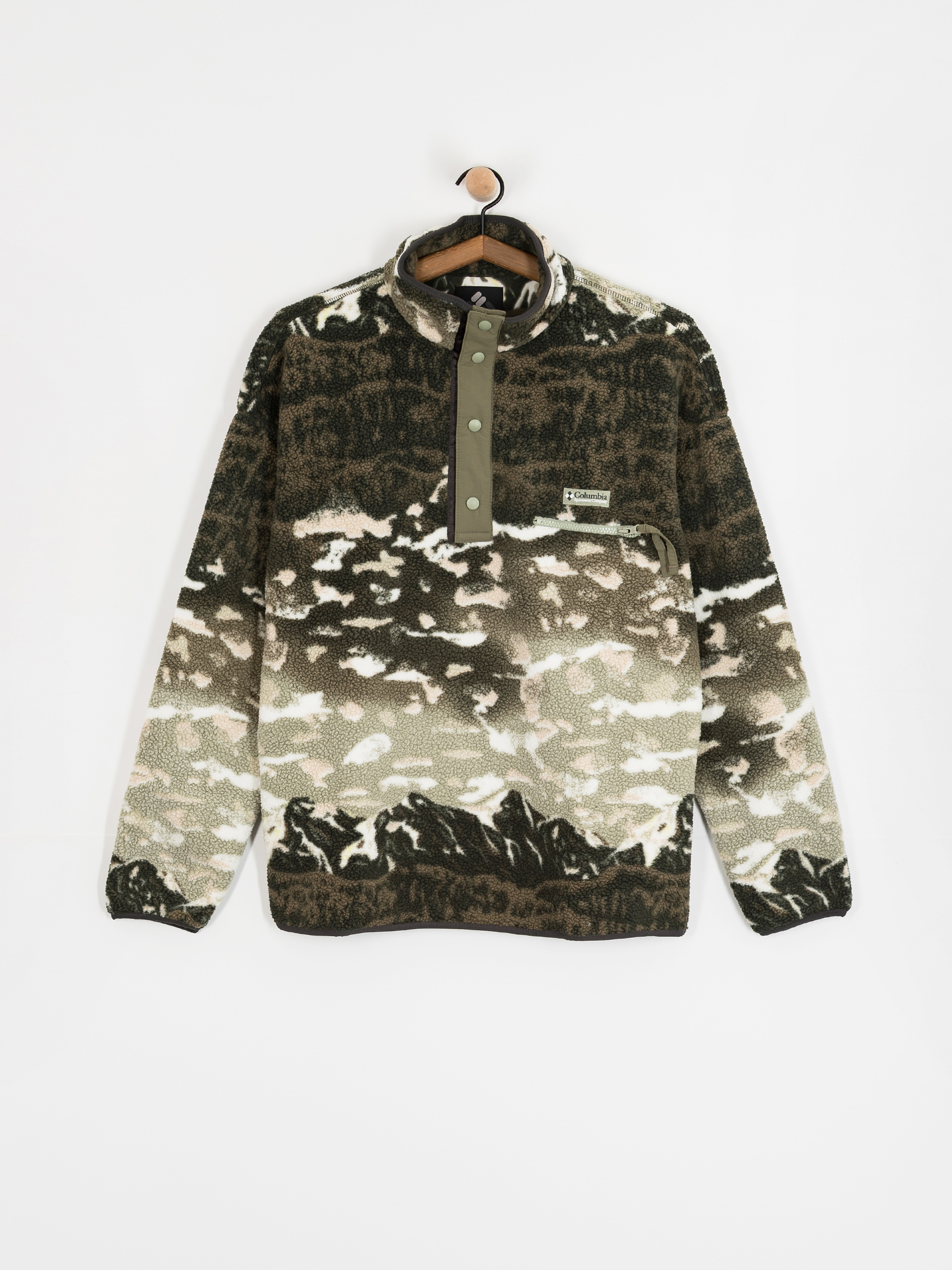 Polar Columbia Helvetia II Printed Half Snap (safari sisters)