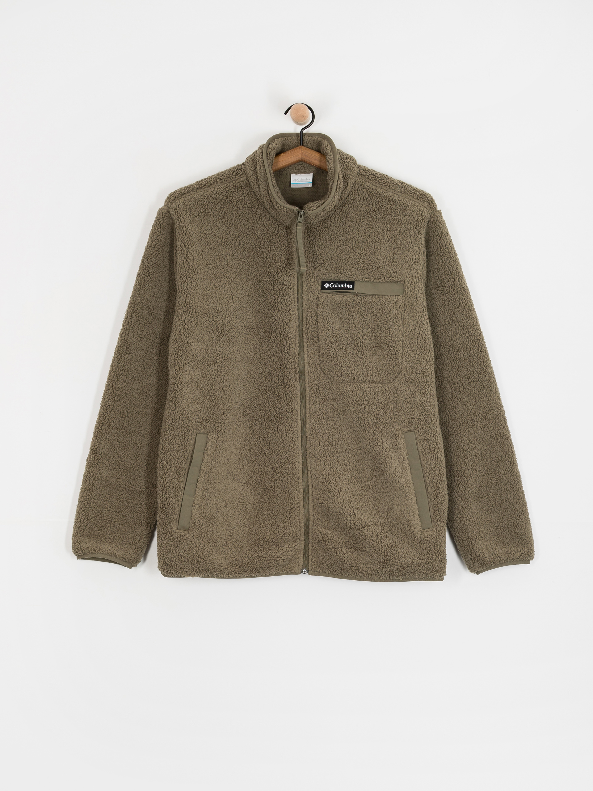 Polar Columbia Rugged Ridge High Pile Full Zip (stone green)