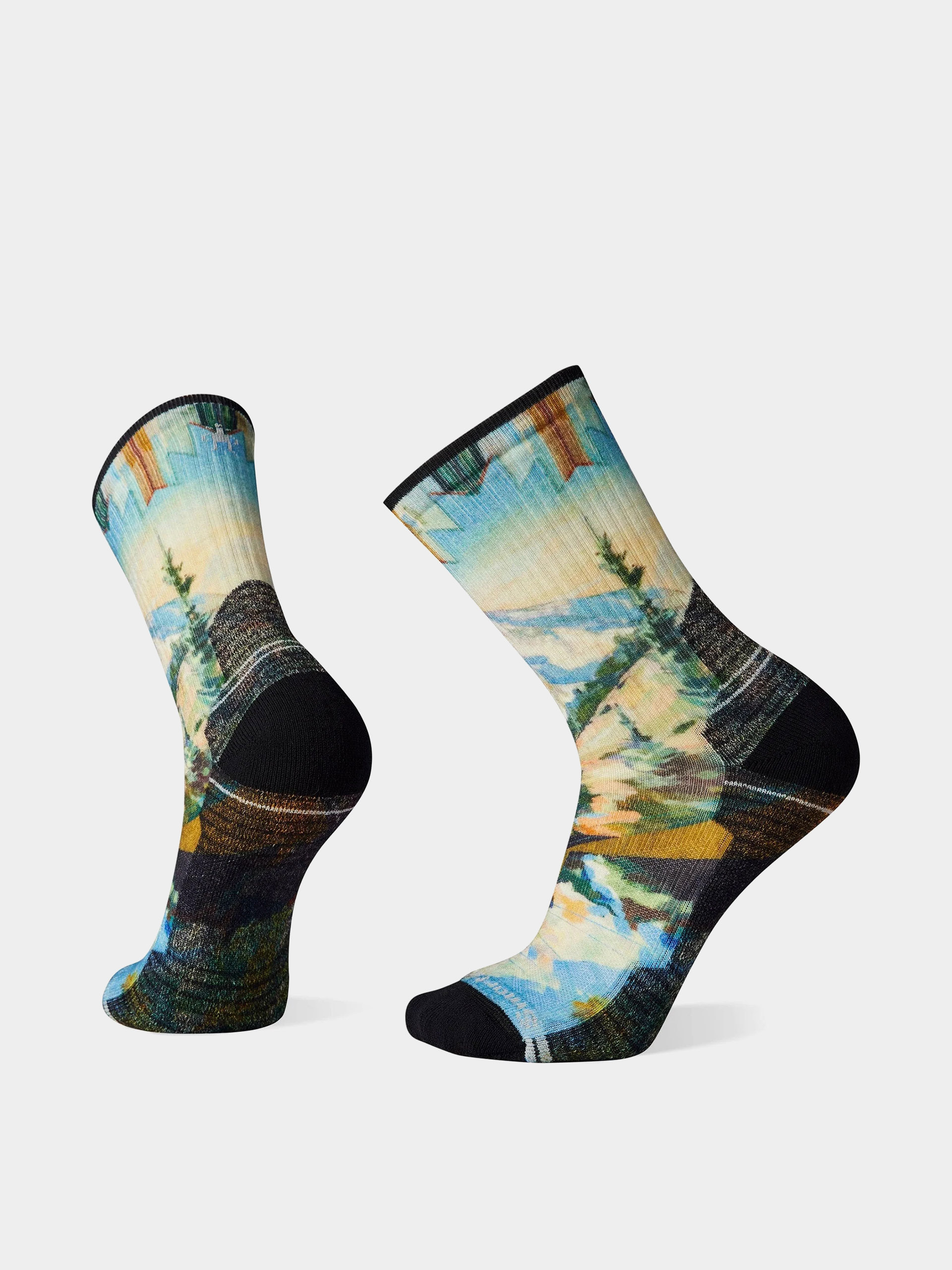 Skarpetki Smartwool Hike Light Cushion (mountain print)