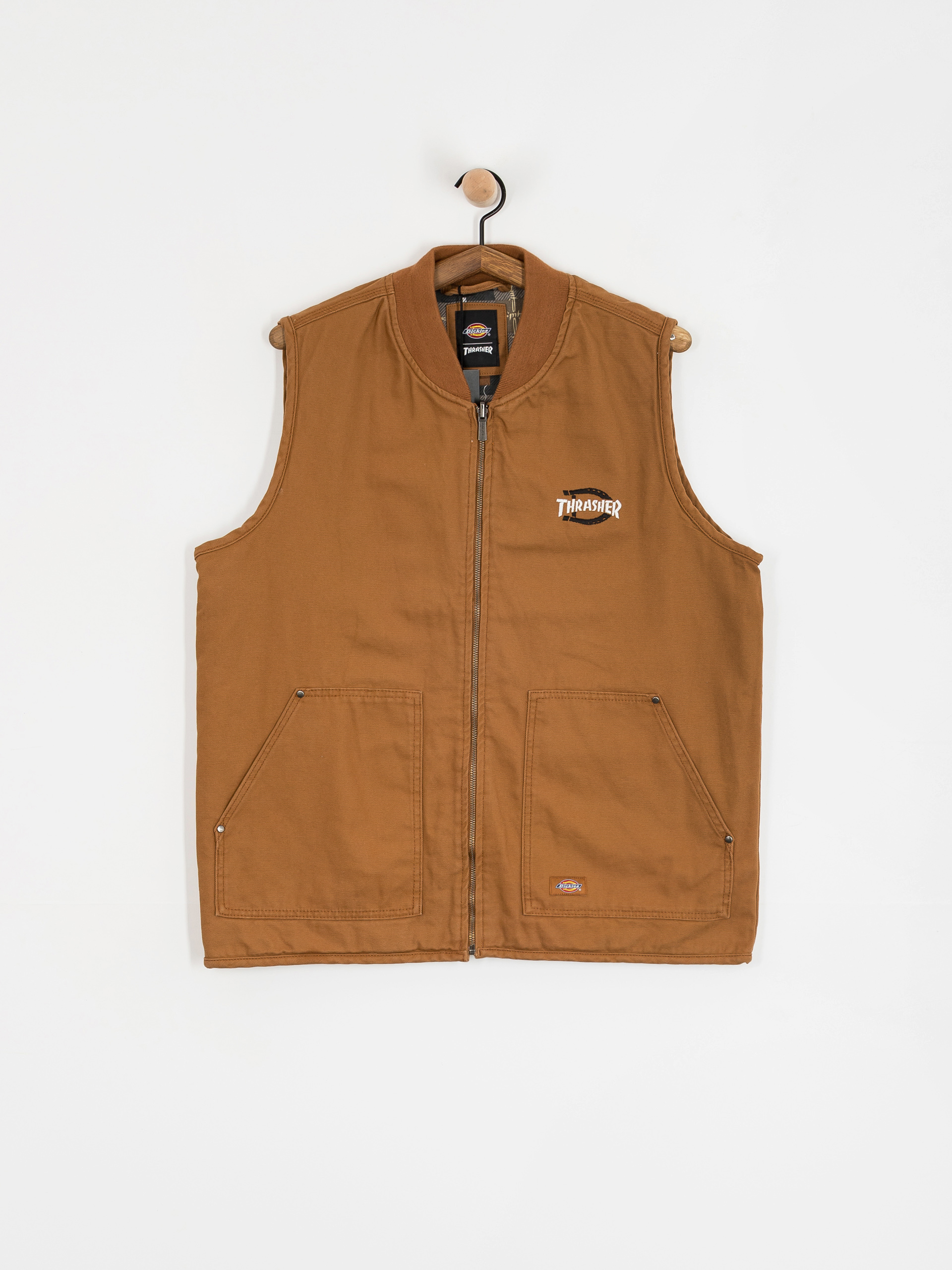 Kamizelka Dickies x Thrasher Vest (brown duck)