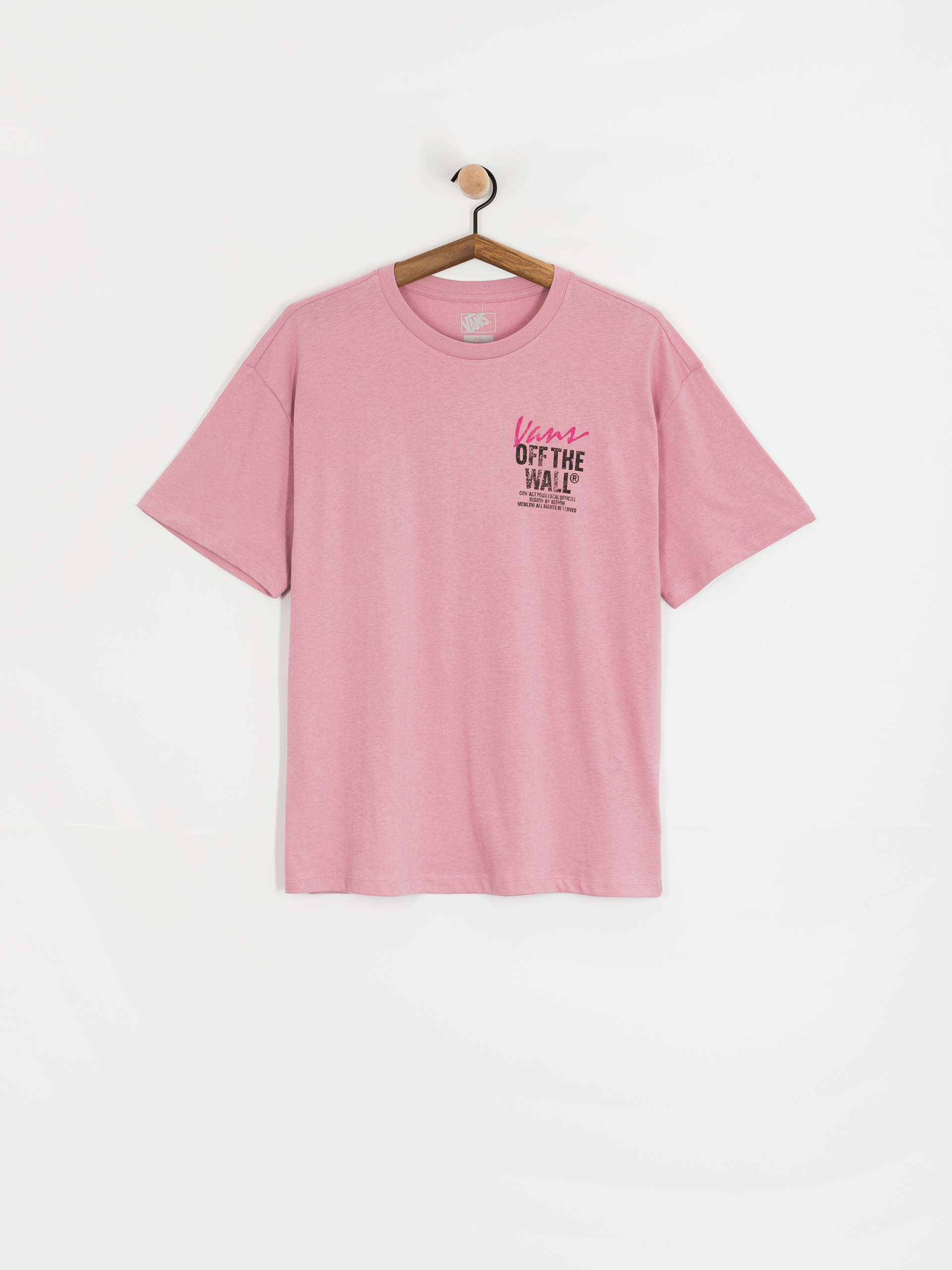 T-shirt Vans Lady Wall Outsized Wmn (pink dawn)