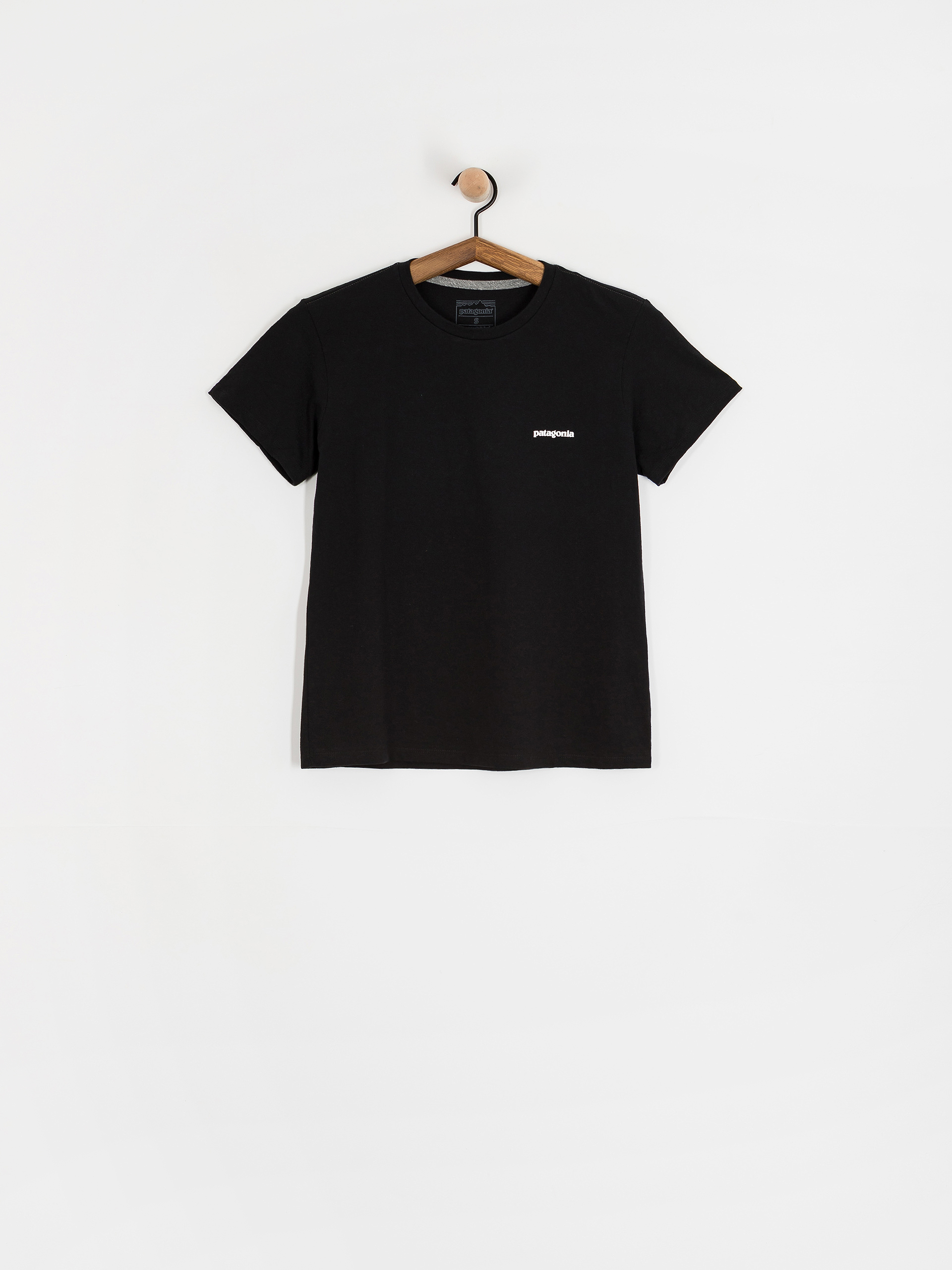 T-shirt Patagonia P 6 Logo Responsibili Wmn (black)