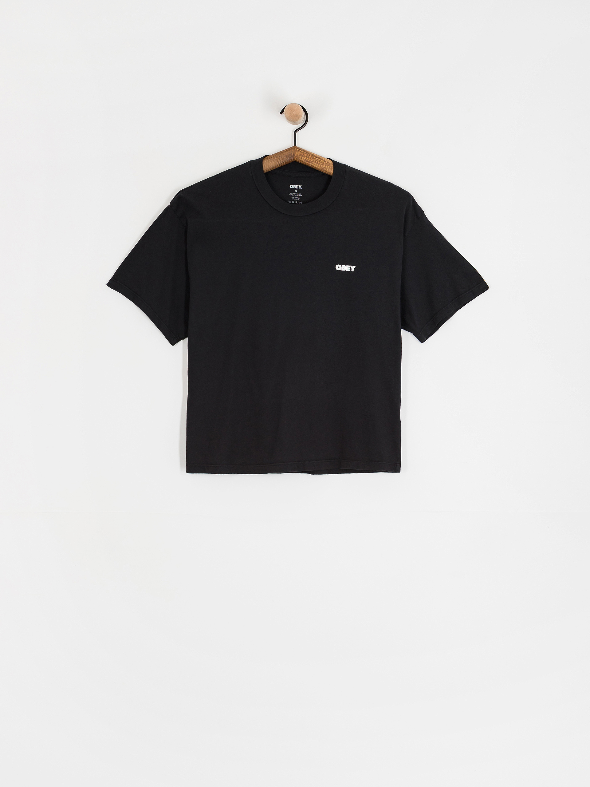 T-shirt OBEY Obey Art Studio Flowers Wmn (digital black)