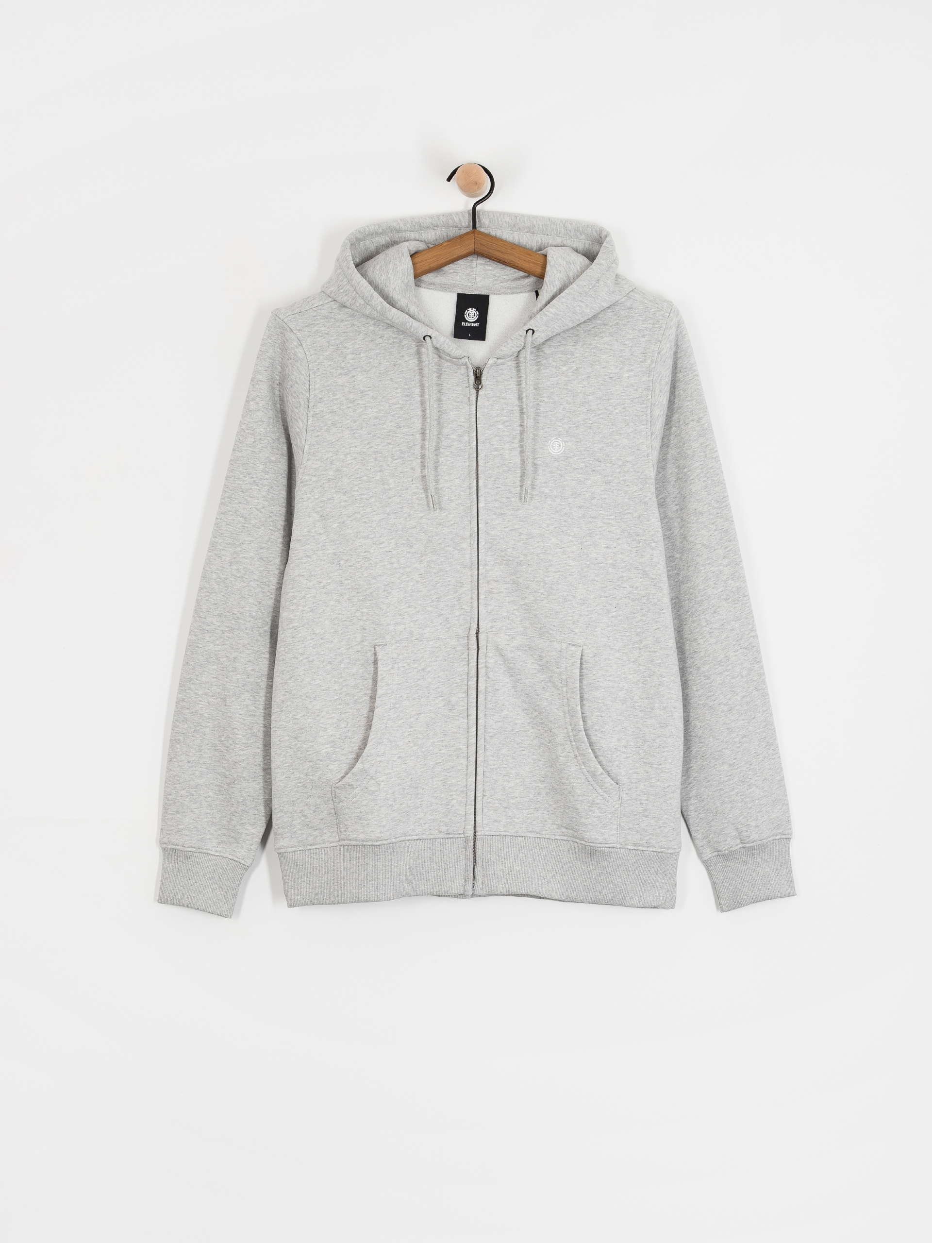 Bluza z kapturem Element Icon Embroidery ZHD (mid grey heather)