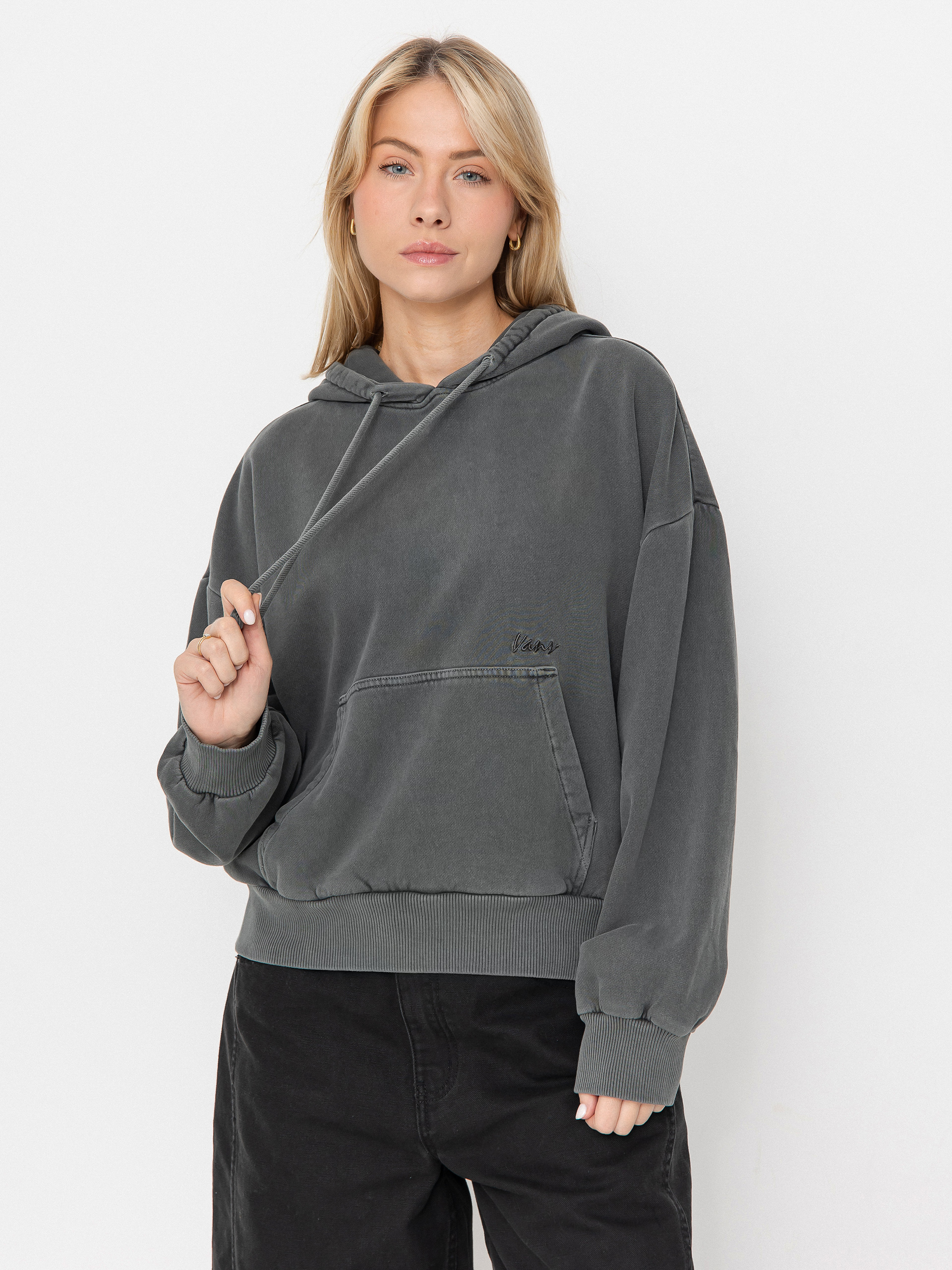 Bluza z kapturem Vans Retro HD Wmn (mountain essentials asphalt)