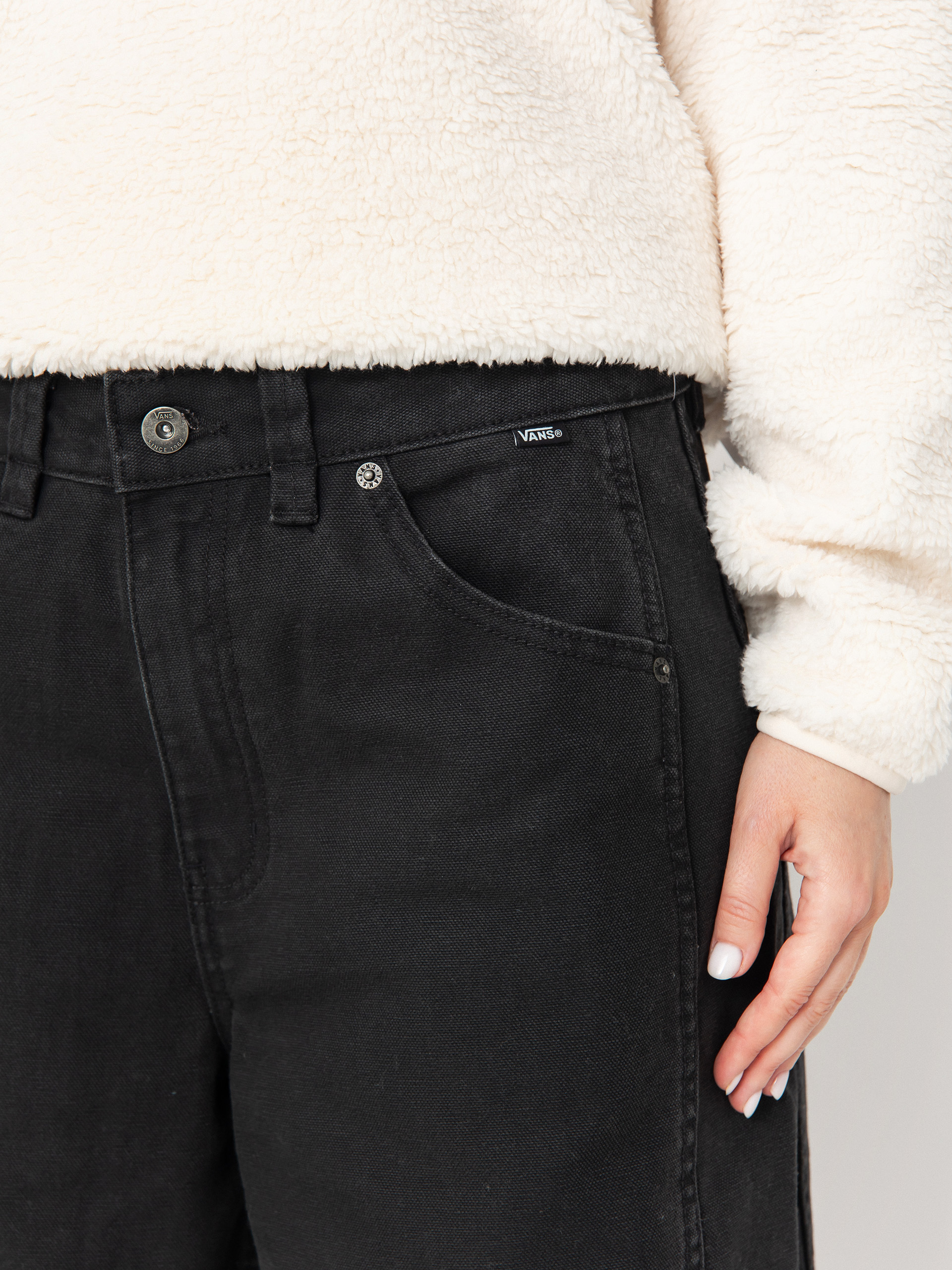 Spodnie Vans Blaire Cropped Barrel Wmn (black)