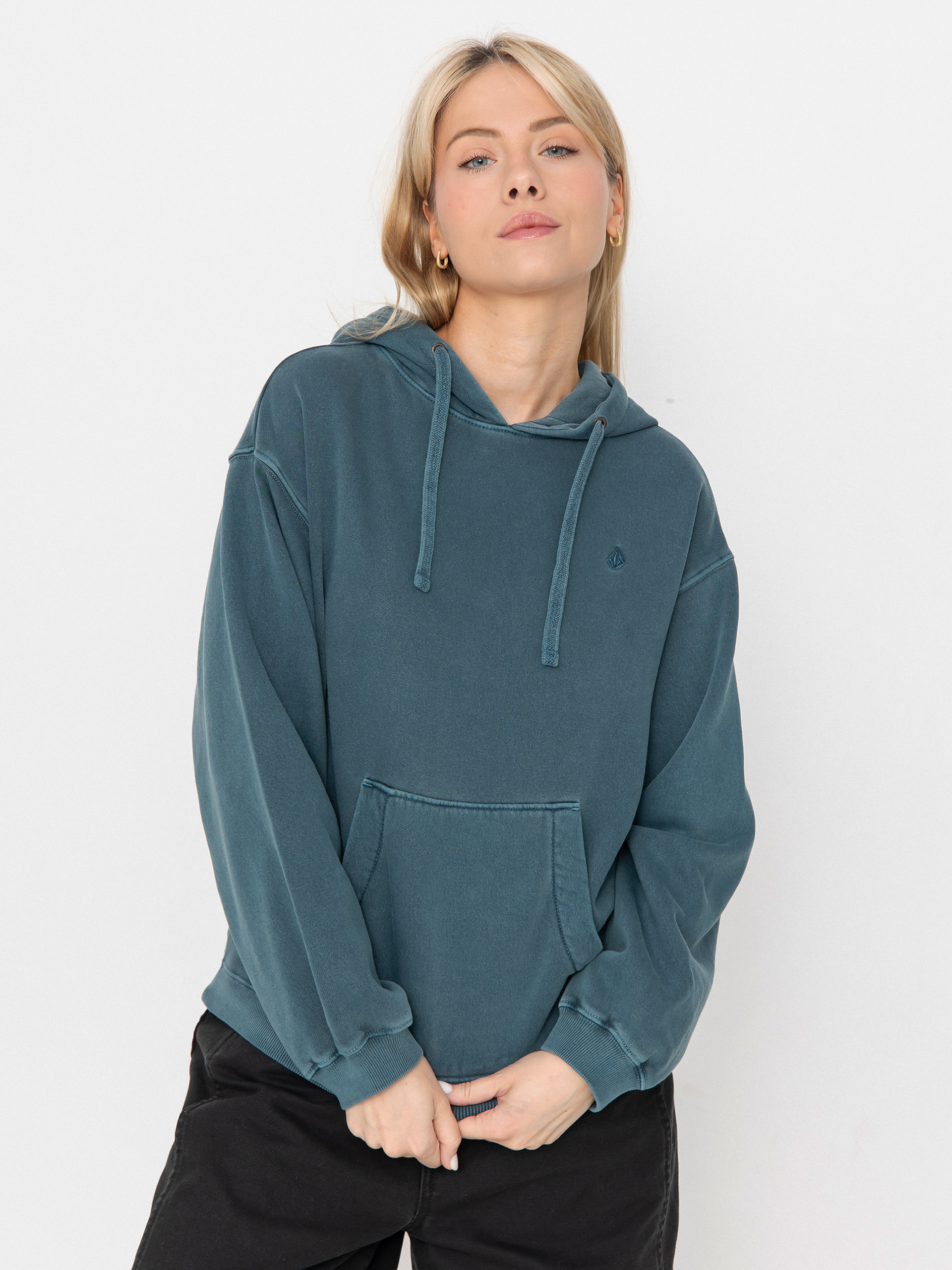Bluza z kapturem Volcom Stone Soft HD Wmn (emerald green)